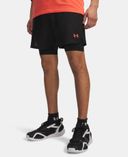 Vyriški šortai Under Armour UA Vanish Wven Short 2.0 2n1-Juoda - 002
