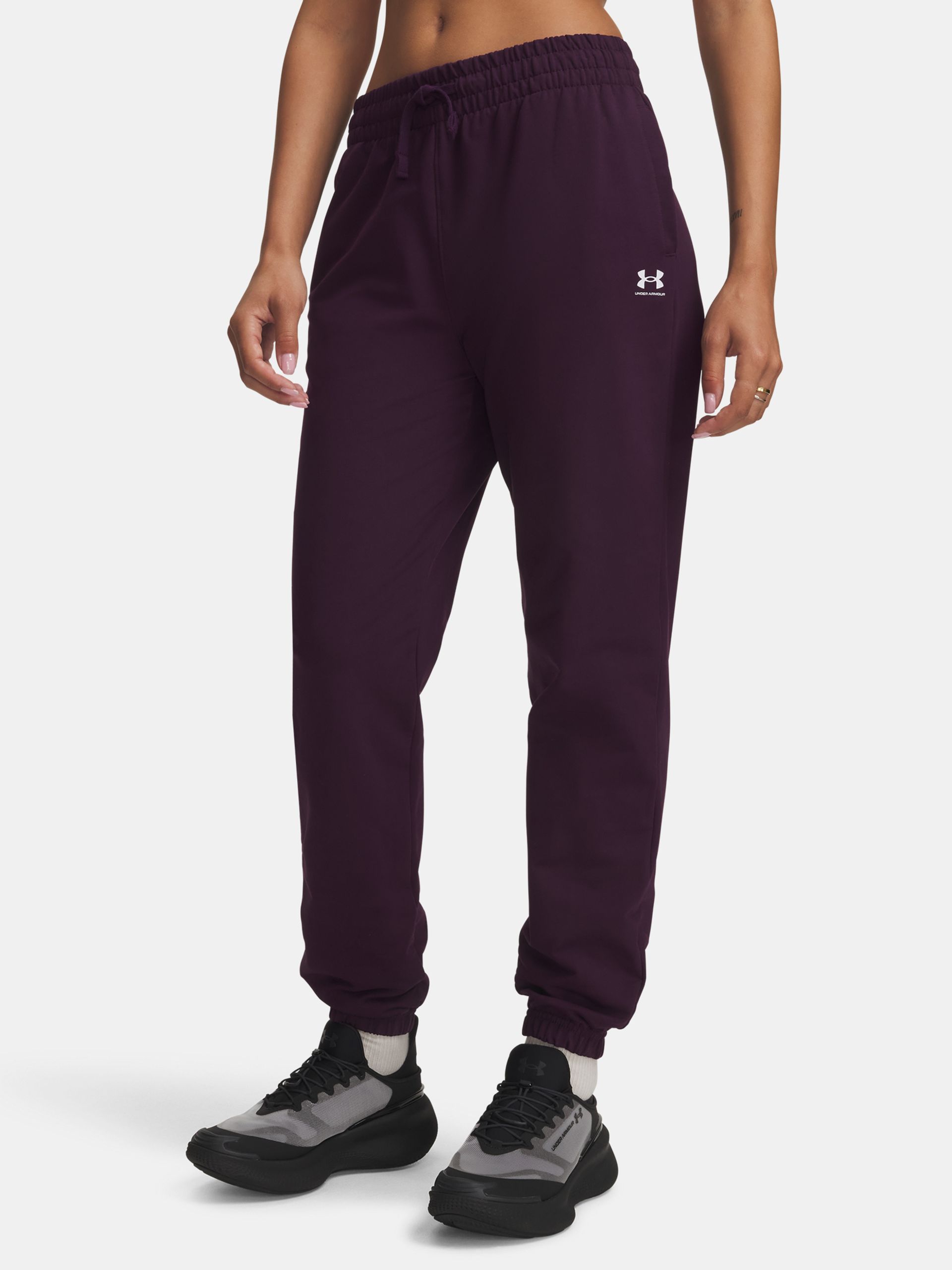 Dámské tepláky Under Armour Sport Terry Jogger - 001