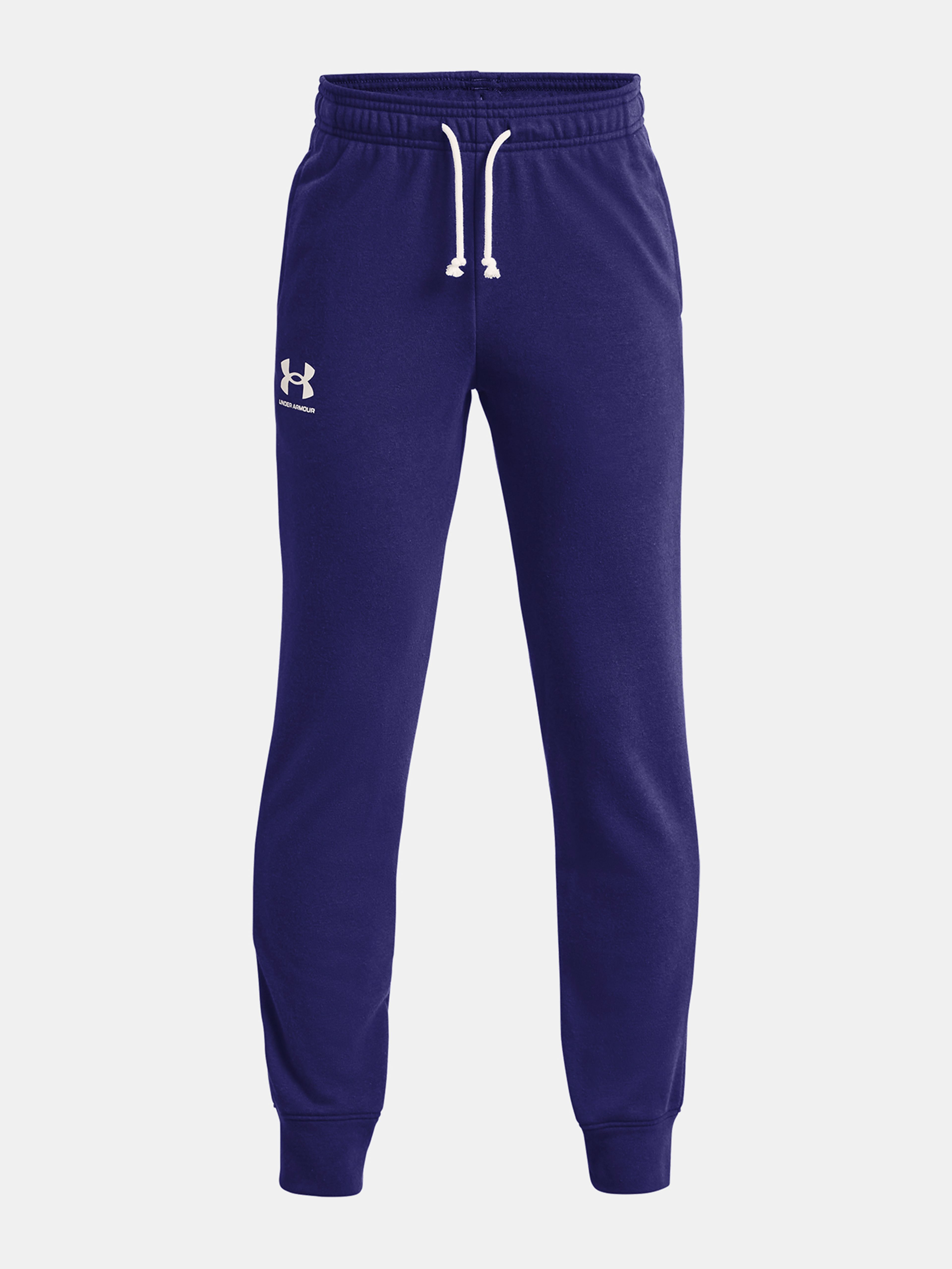 Deške spodnji del trenirke Under Armour UA Rival Terry Jogger-BLU