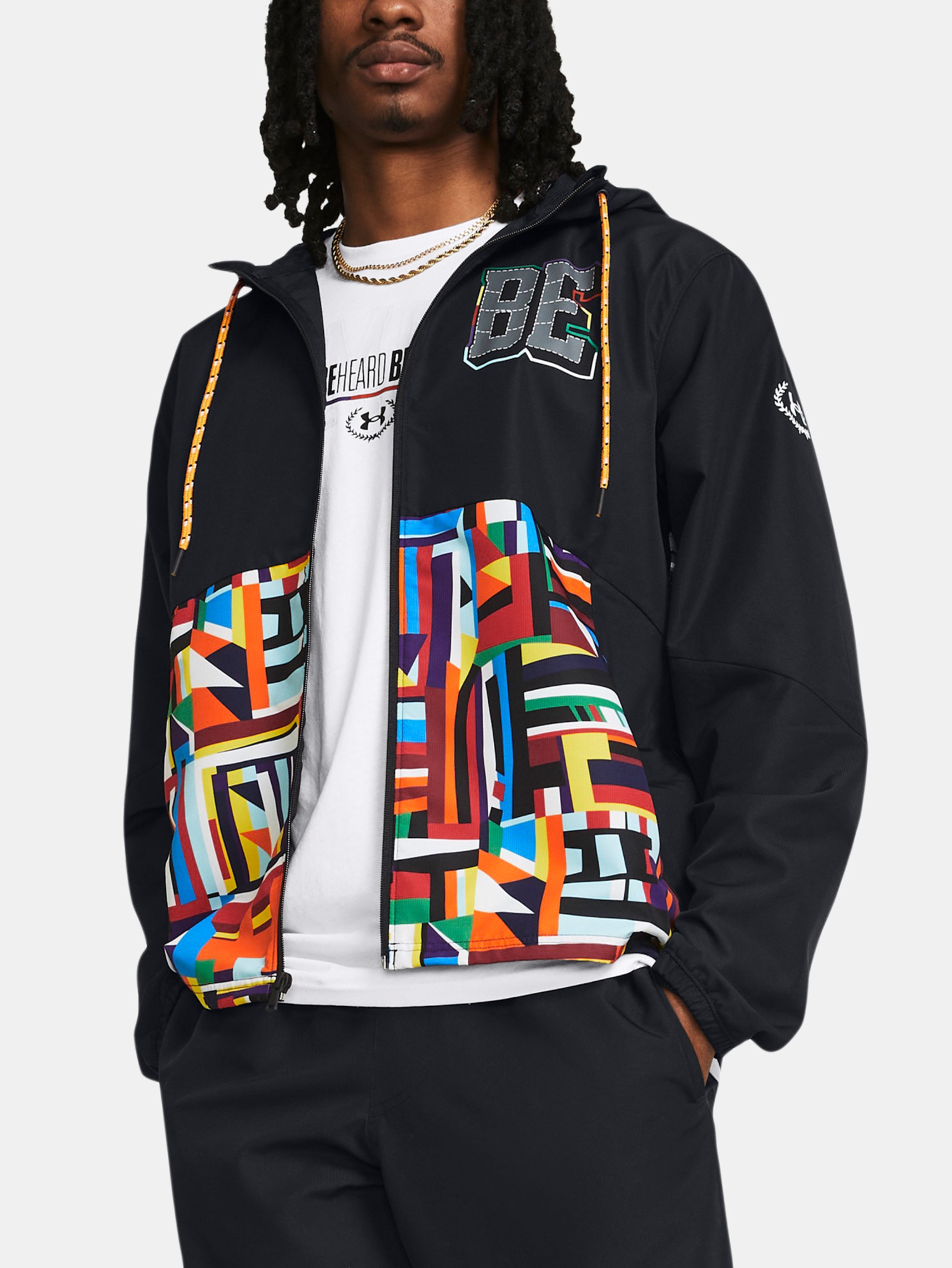 Moška jakna Under Armour UA BHM Legacy Windbreaker