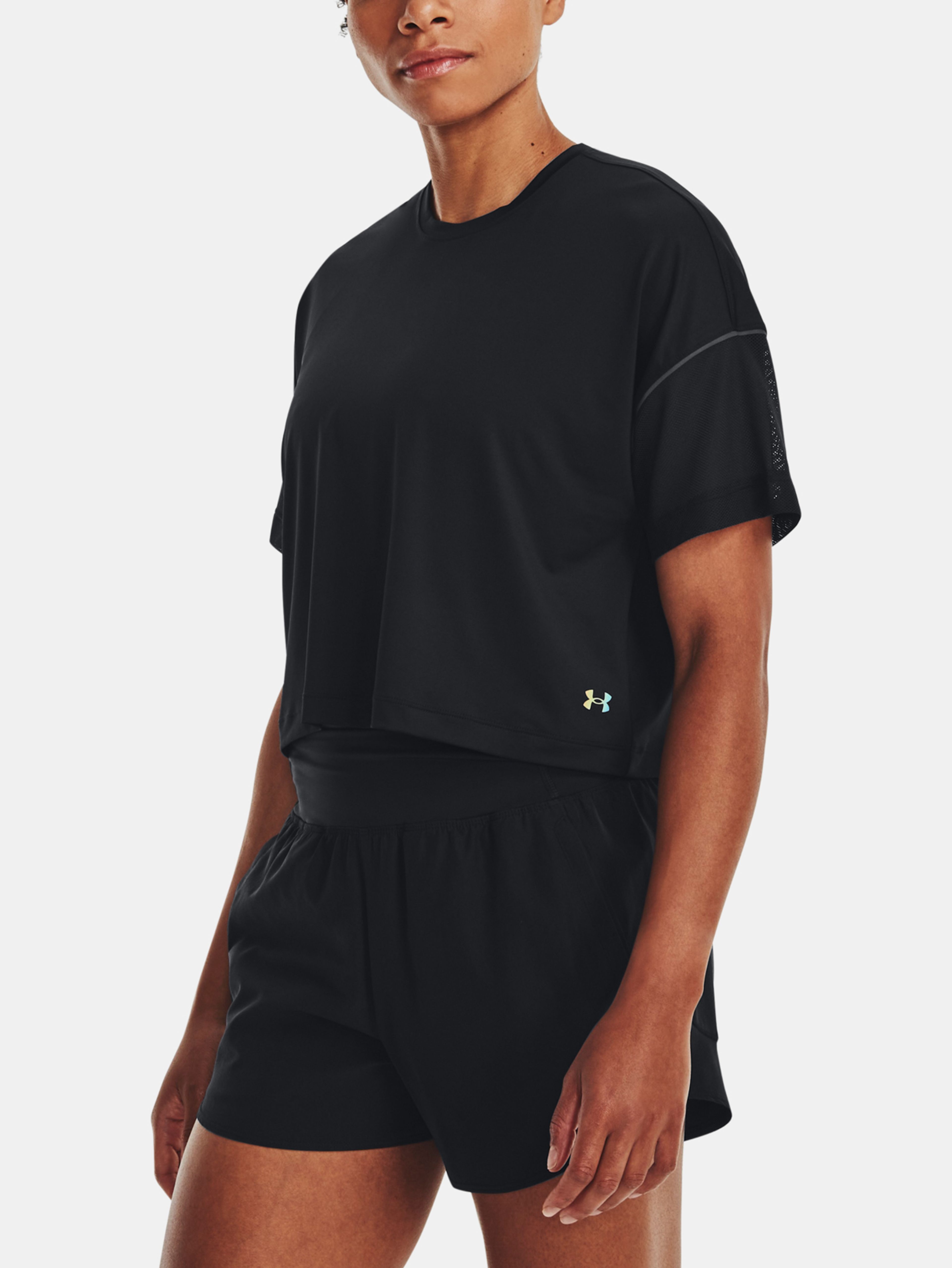 Dámske tričko Under Armour UA Rush Vent Crop SS