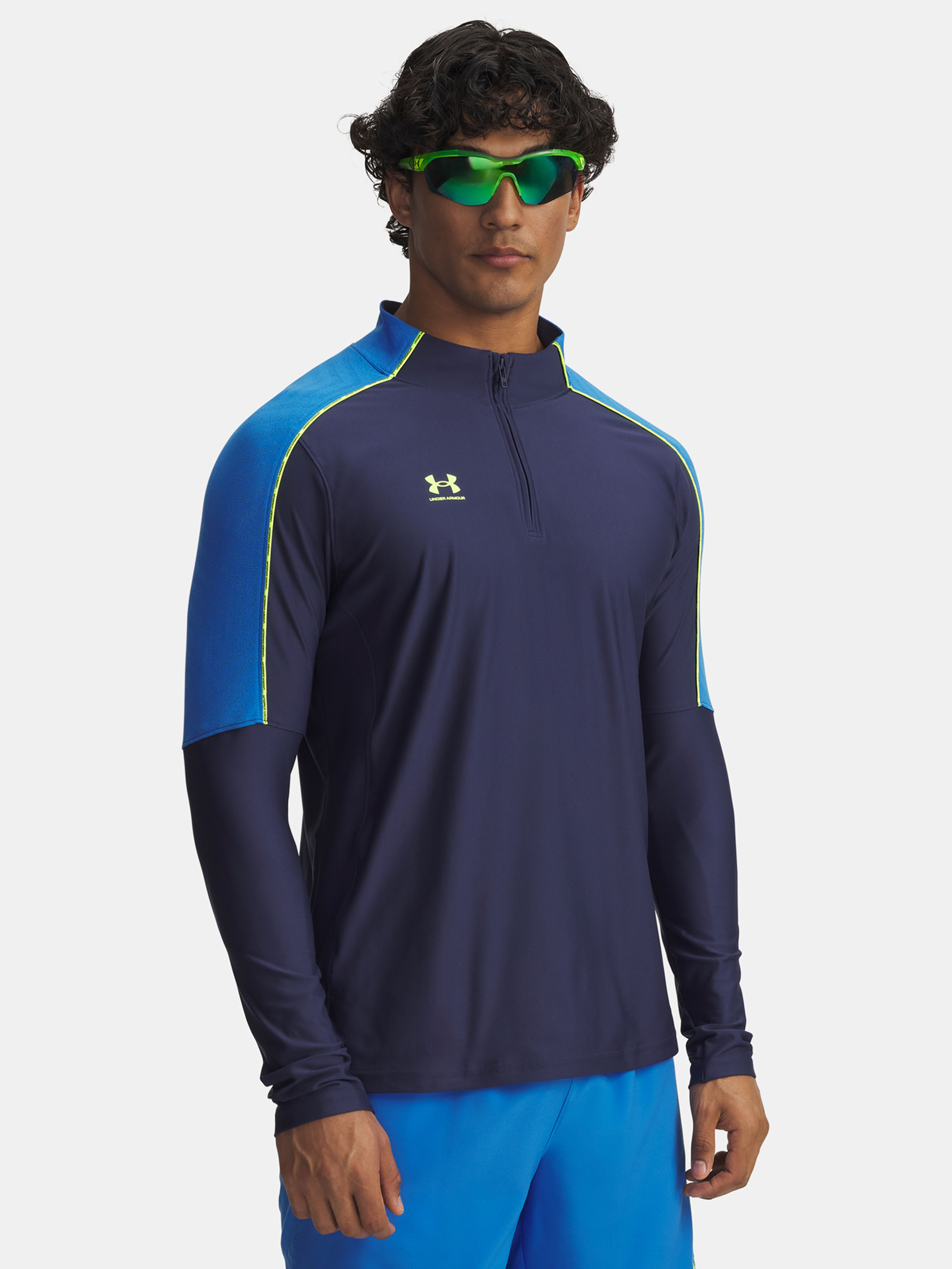 Moški pulover  Under Armour UA M Challenger Pro Midlayer-BLU