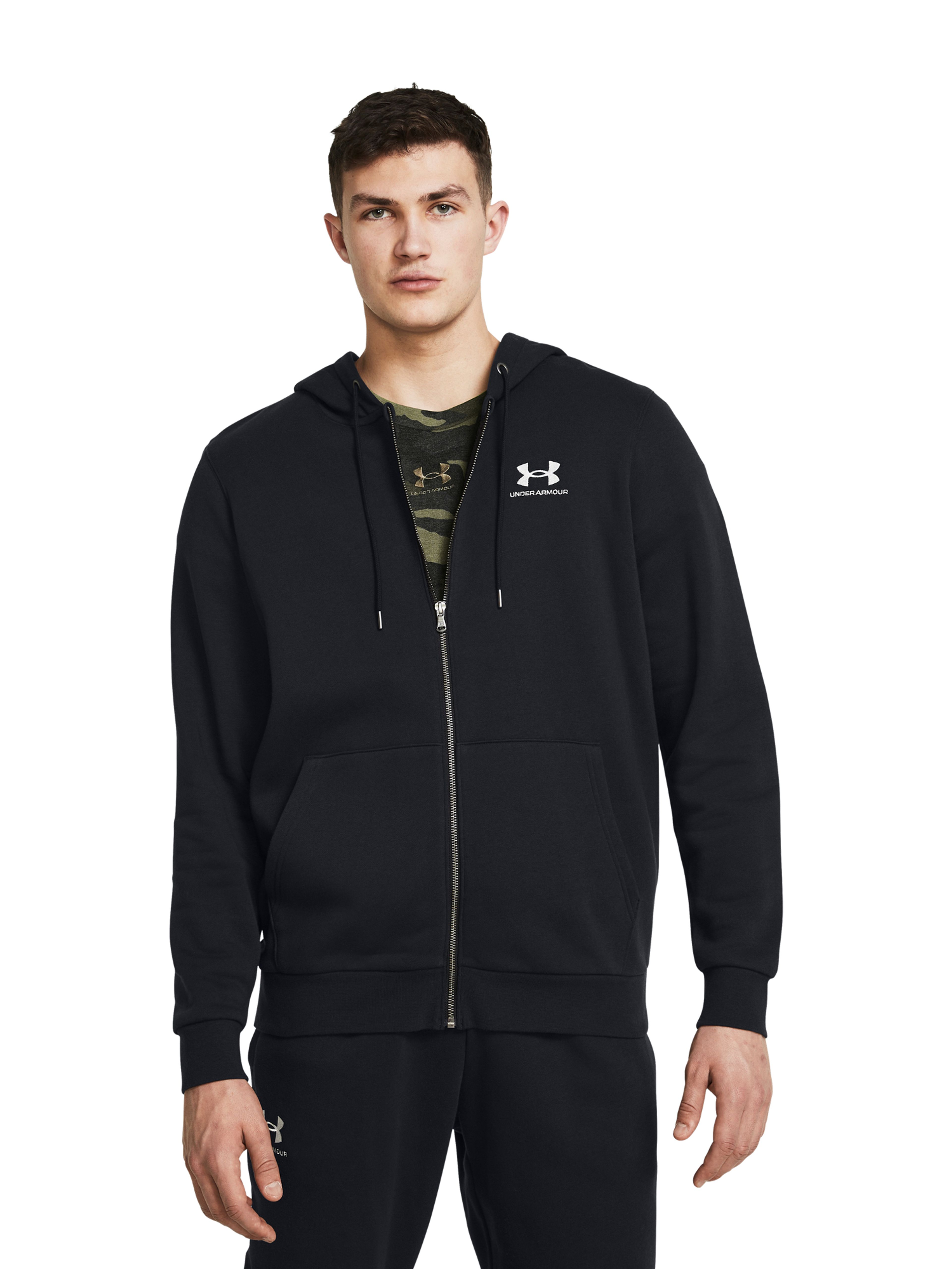 Pánská mikina Under Armour UA Essential Fleece FZ Hood