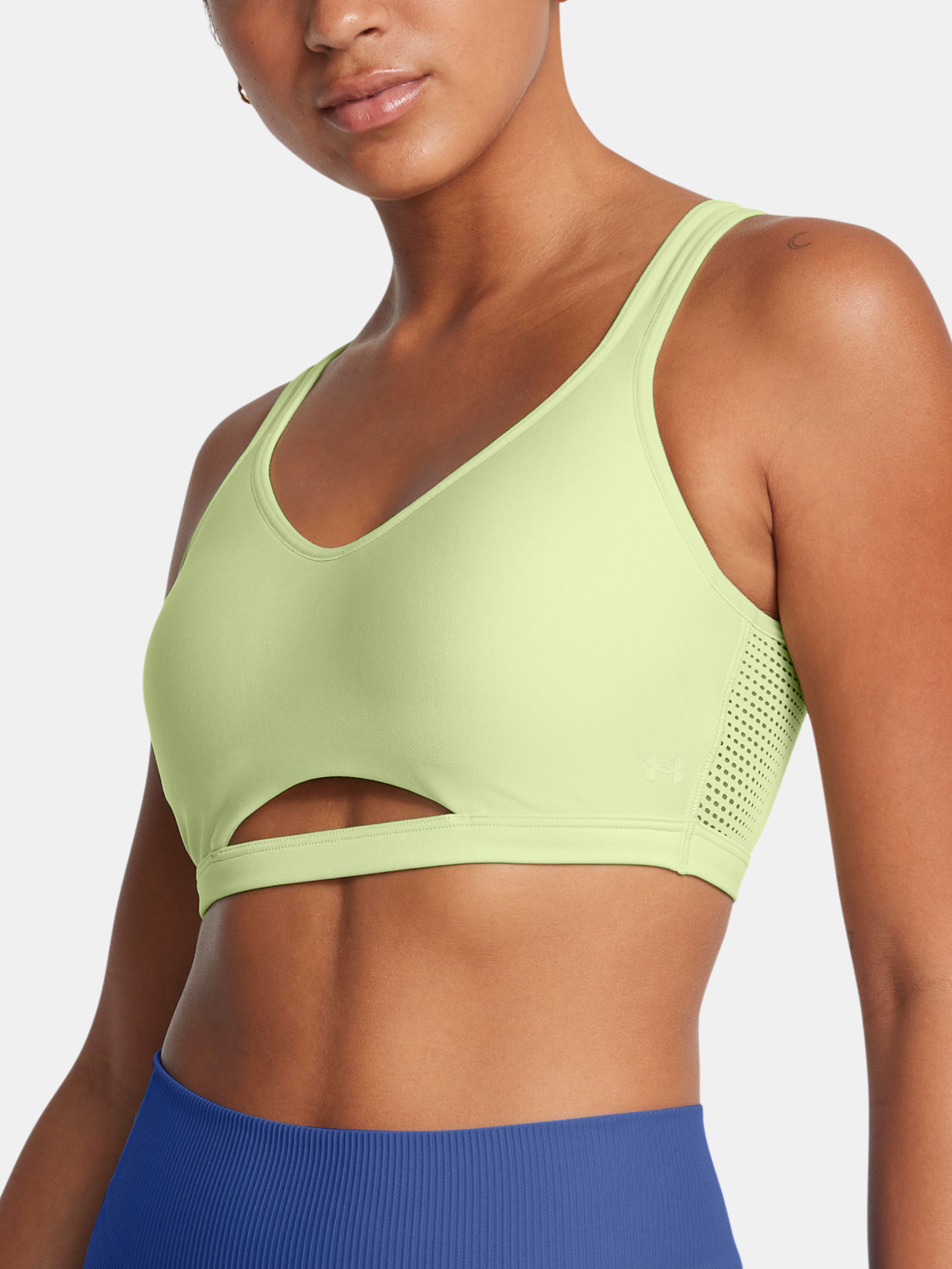 Dámska podprsenka Under Armour UA Infinity Low Mesh-GRN