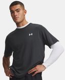 Férfi póló Under Armour Tech Vent Jacquard NEW-Fekete - 002