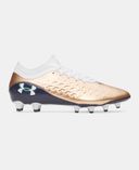Unisexové kopačky Under Armour UA Magnetico Pro 6 FG-Bílá - 001