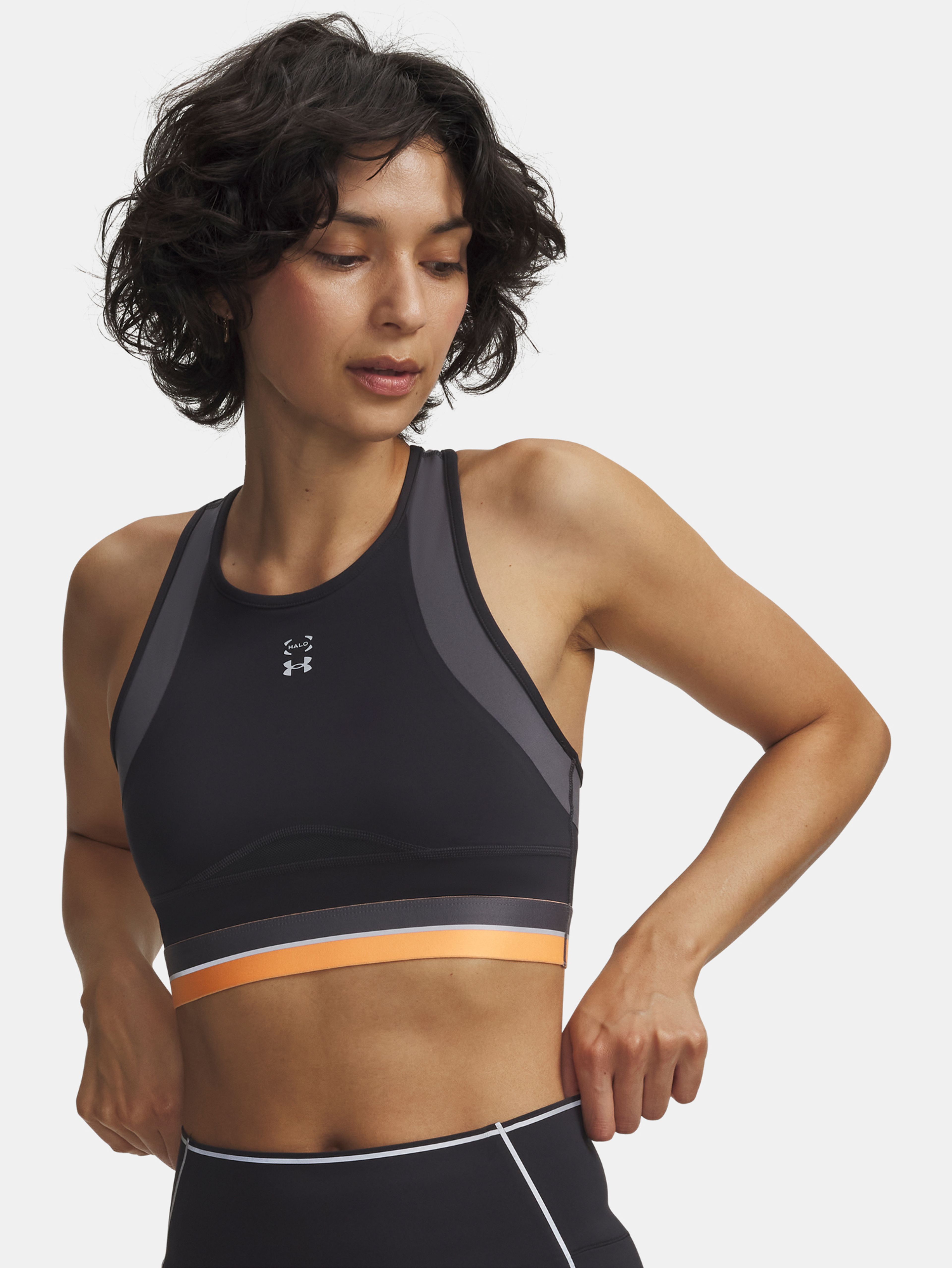 Dámské tílko Under Armour UA Halo Run Crop Tank