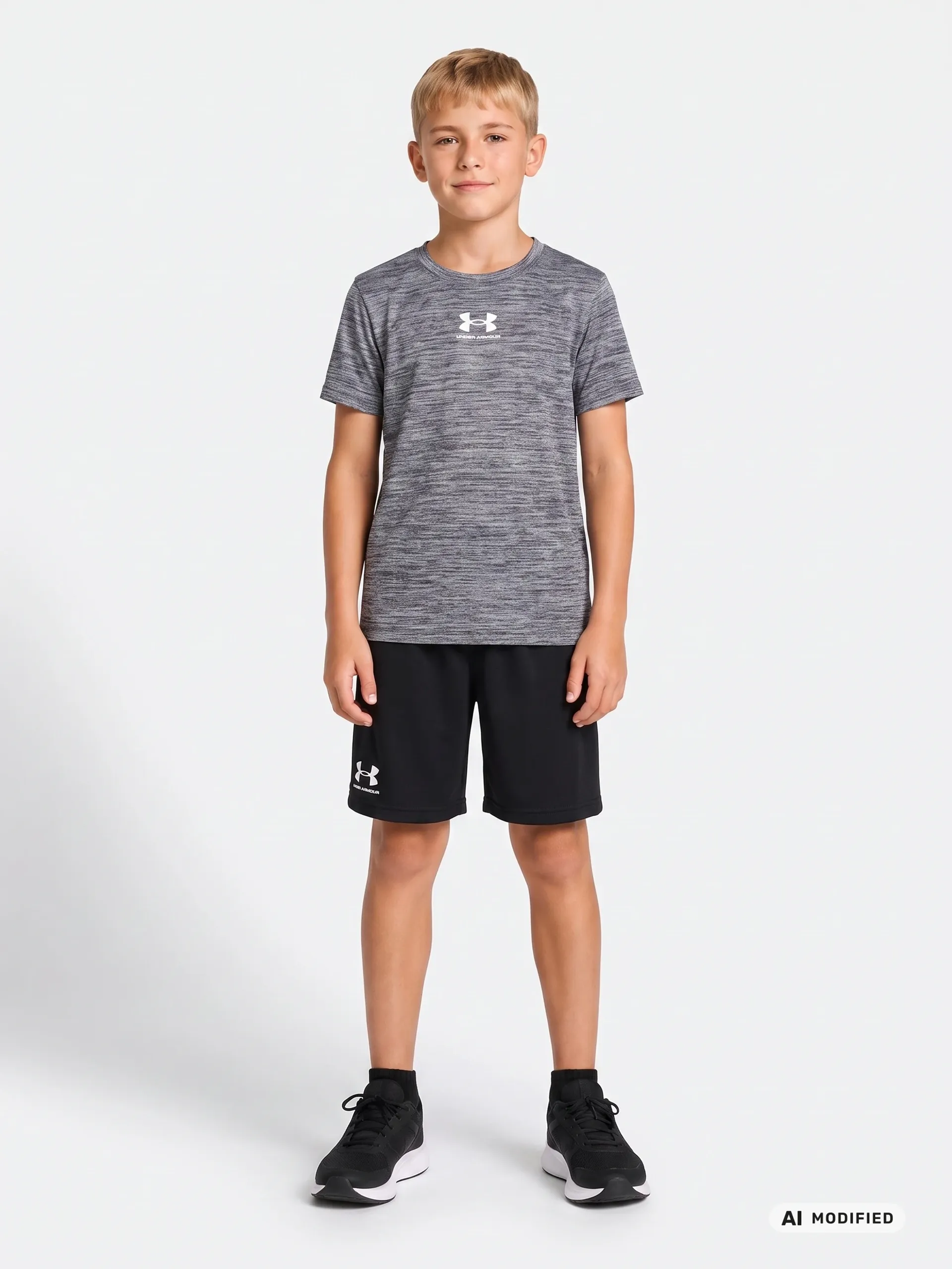 Berniuku rinkinys Under Armour UA TWIST WOVEN SHORT SET-GRY - 001