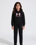 Dievčenský set Under Armour UA RIVAL PULLOVER SET-Čierna - 001
