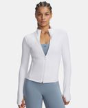 Ženski pulover Under Armour Meridian Full Zip-Bela - 002