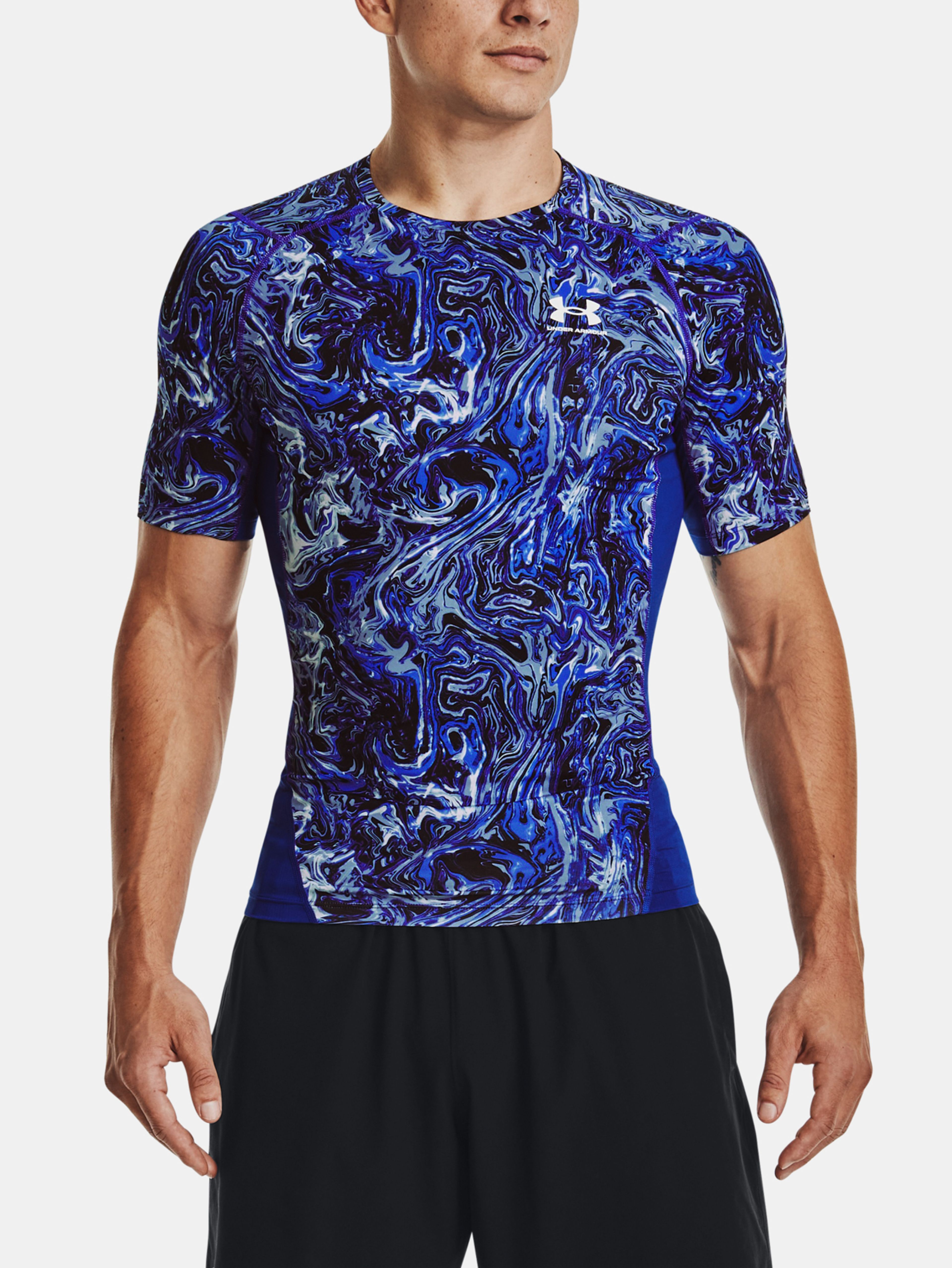 Férfi póló Under Armour UA HG Armour Comp Print SS
