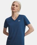 Naiste t-särk Under Armour Tech SSV- Solid-Sinine - 004