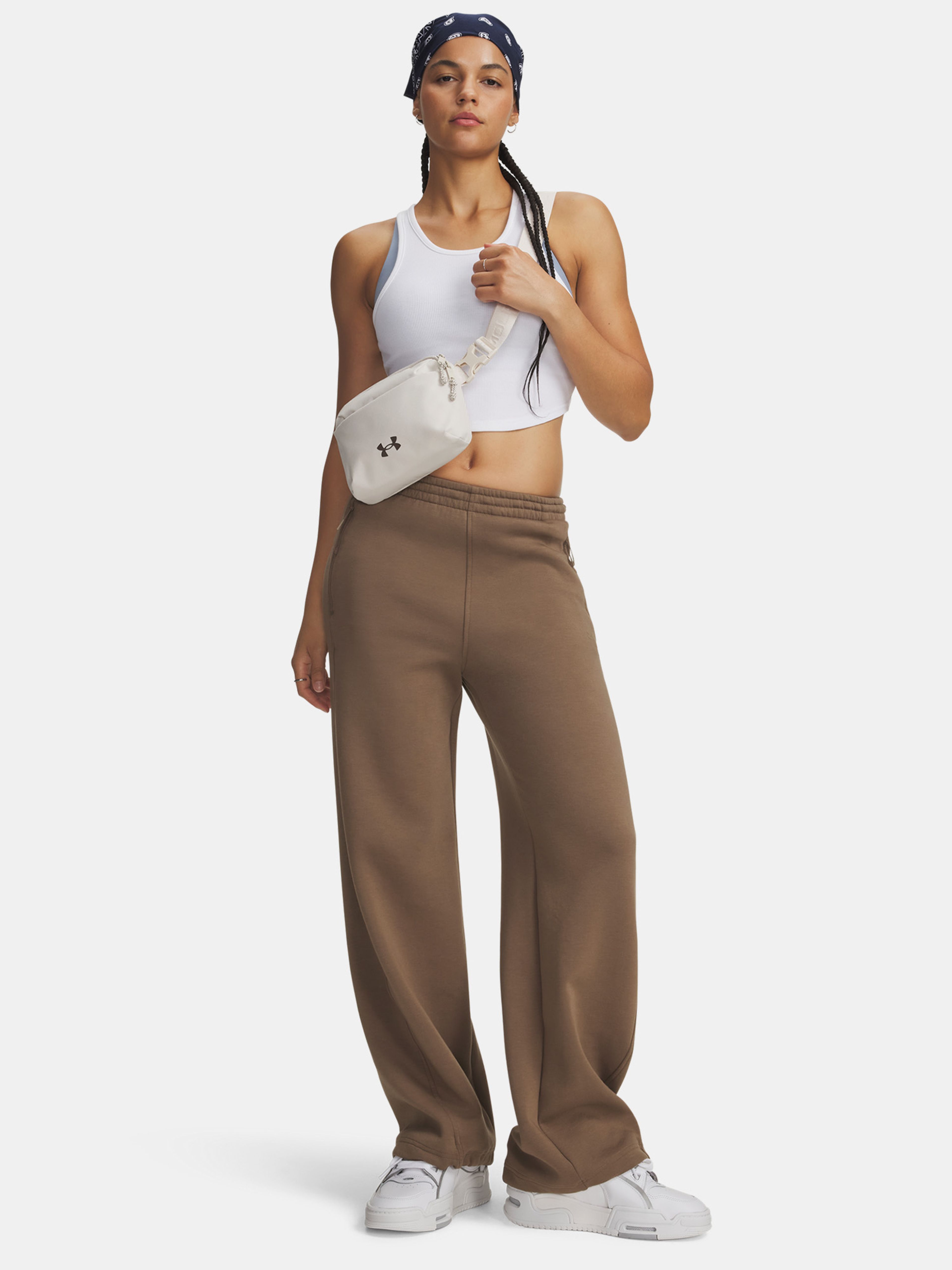 Naiste spordipüksid Under Armour Unstoppable Flc Open Pant - 004