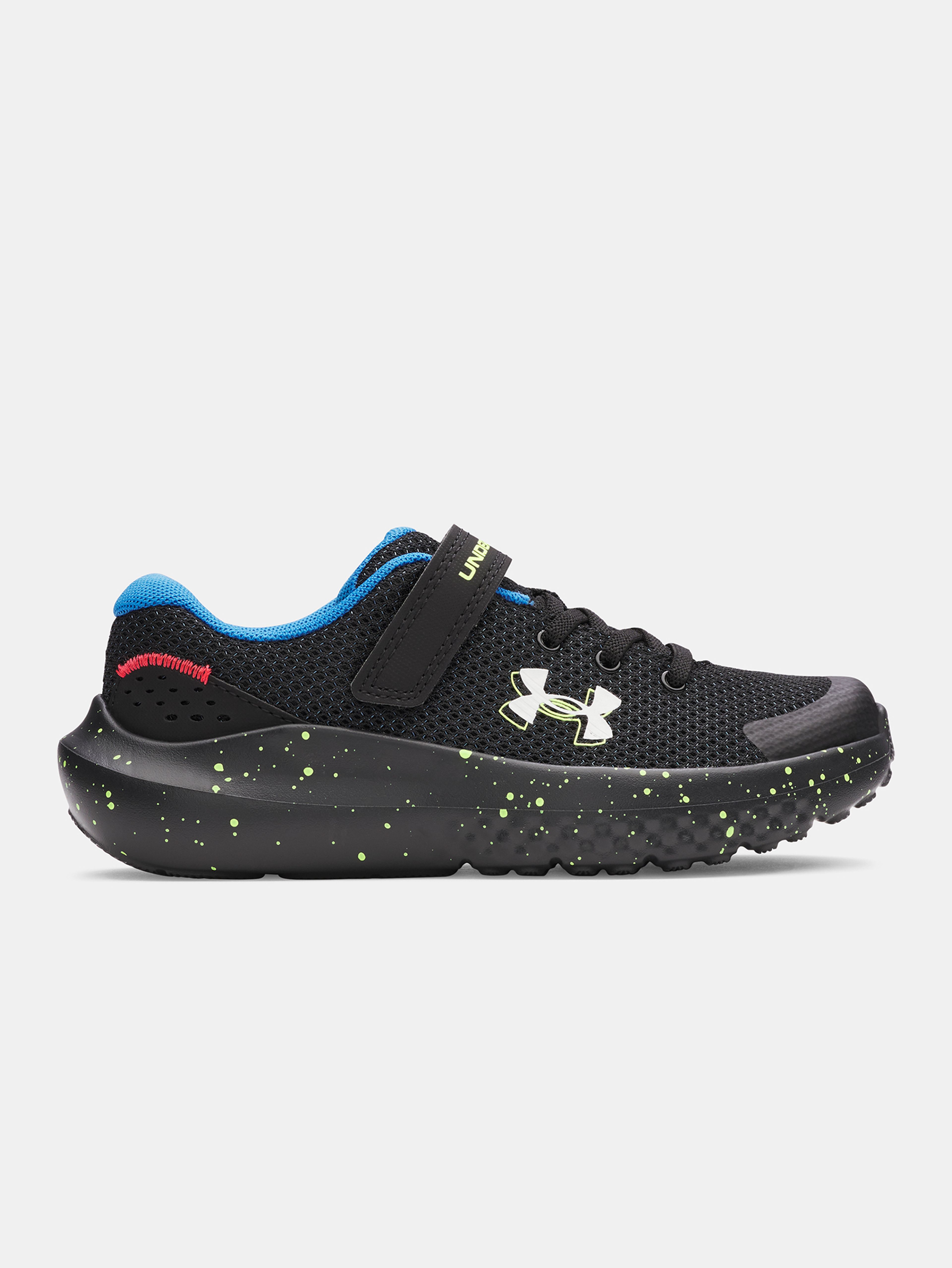 Fiú cipők Under Armour UA BPS Surge 4 AC-BLK