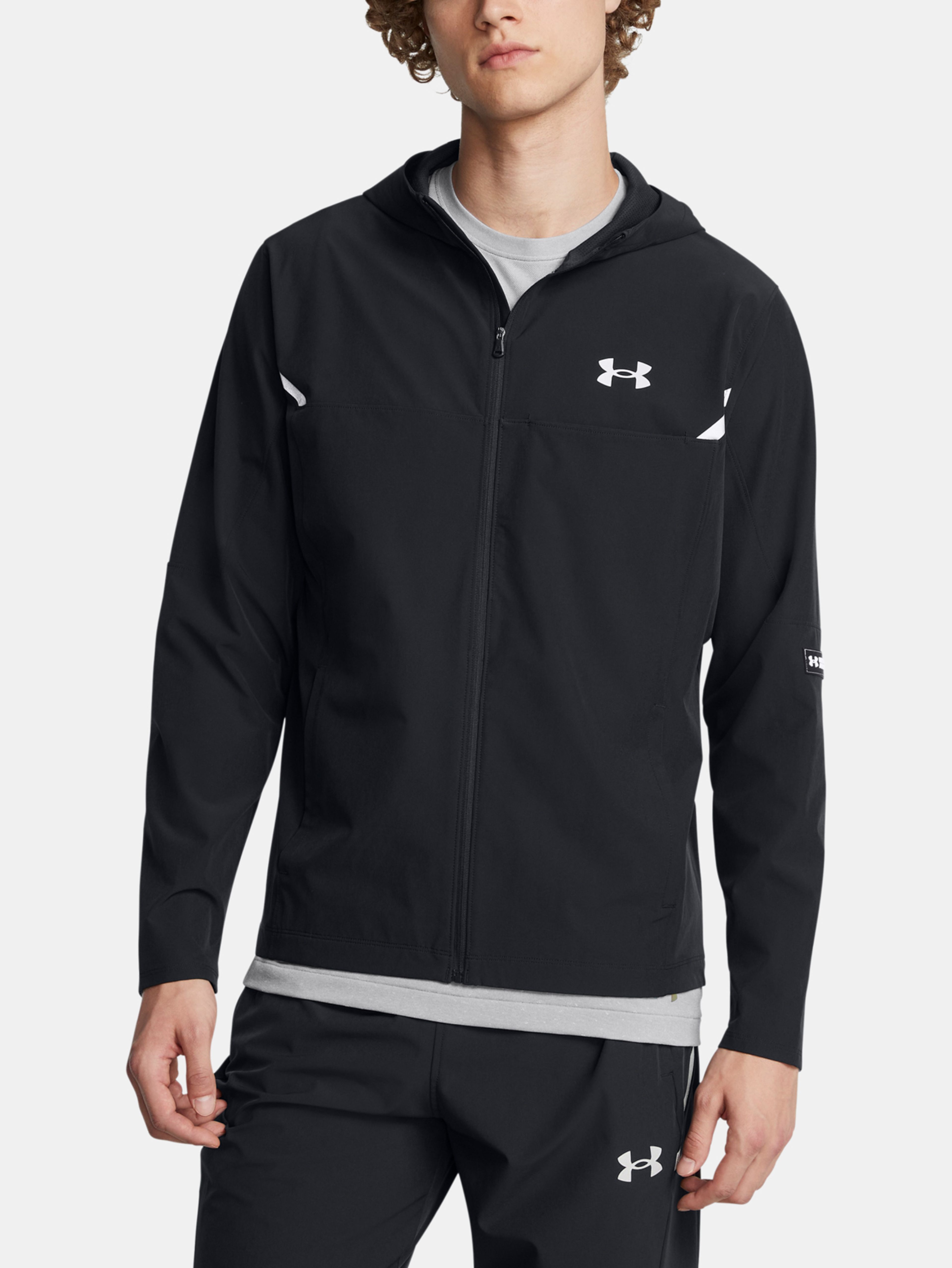 Férfi dzseki Under Armour Vanish Woven Utility Jacket-BLK