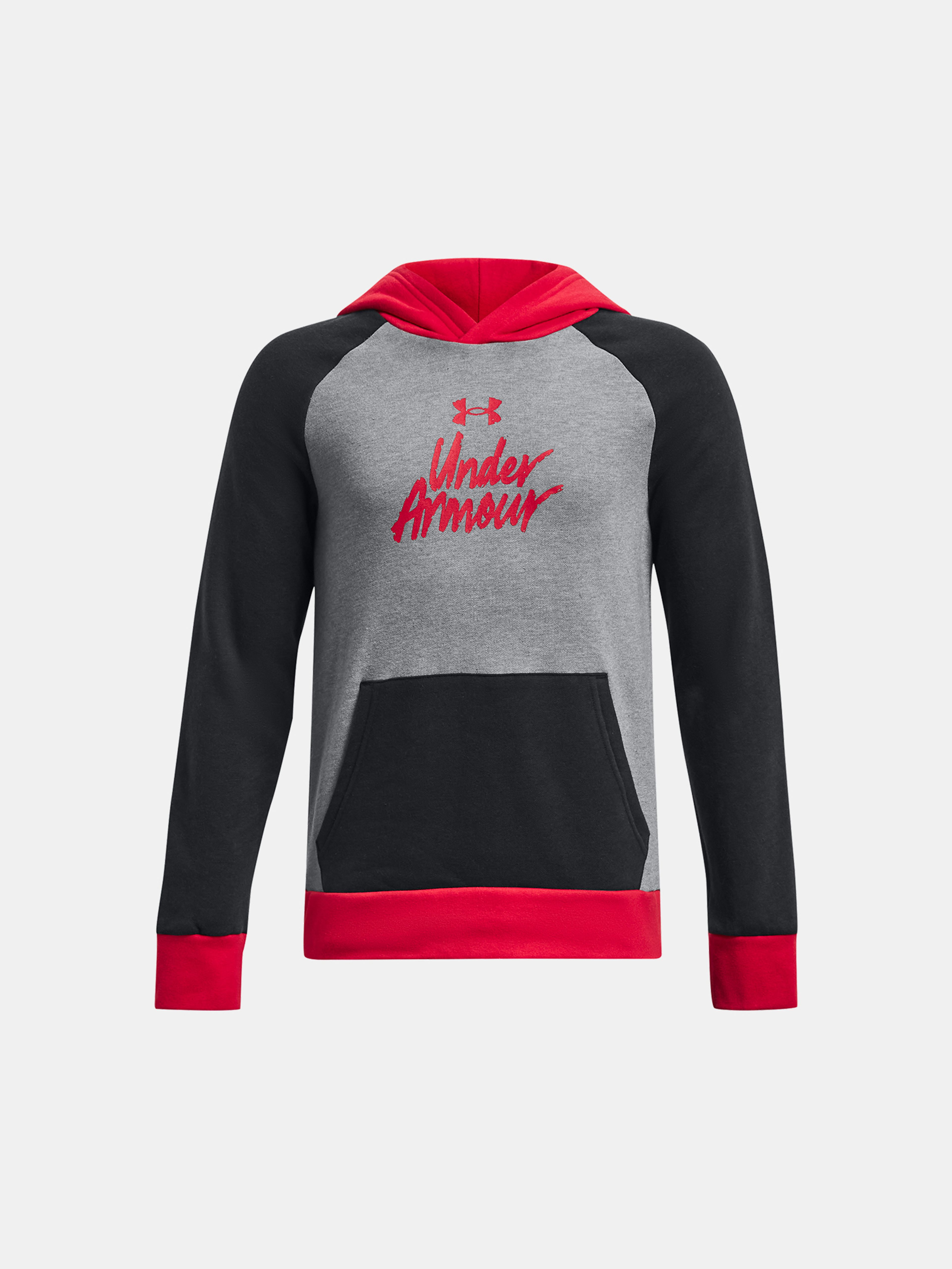 Chlapecká mikina Under Armour UA Rival Fleece Script CB HD