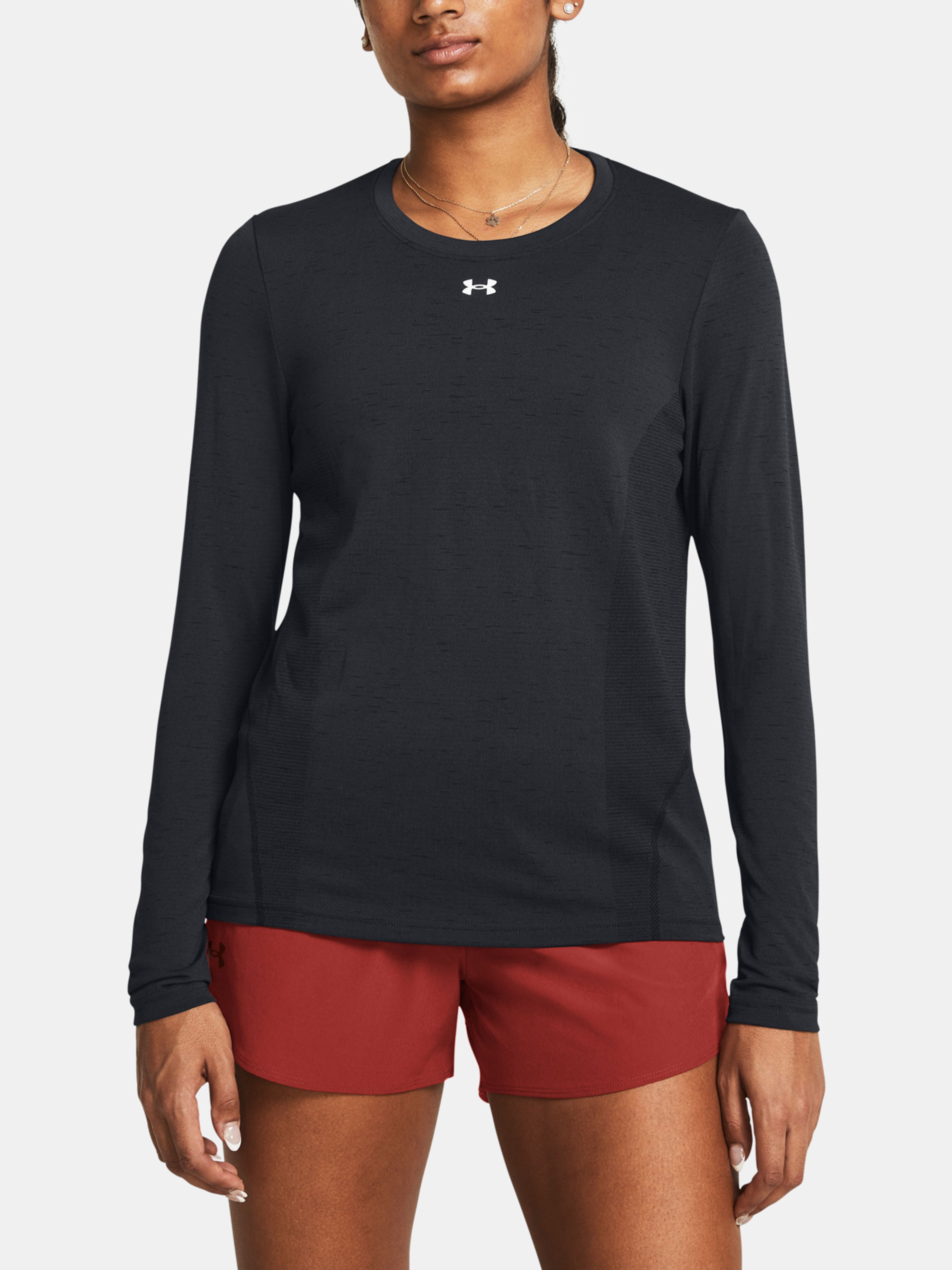 Női póló Under Armour Vanish Seamless Loose LS-BLK
