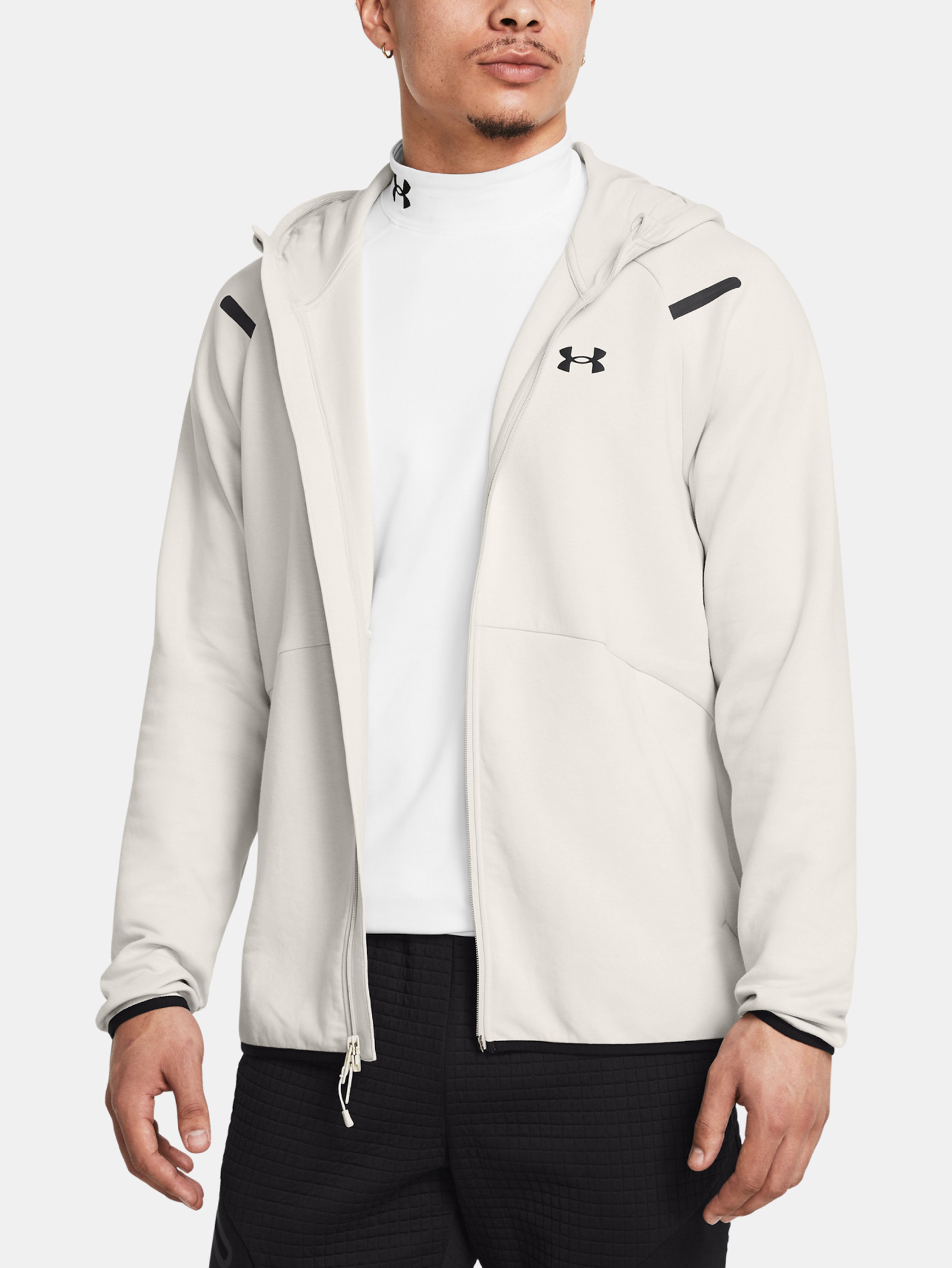 Férfi felső Under Armour UA Unstoppable Flc FZ HD EU-WHT