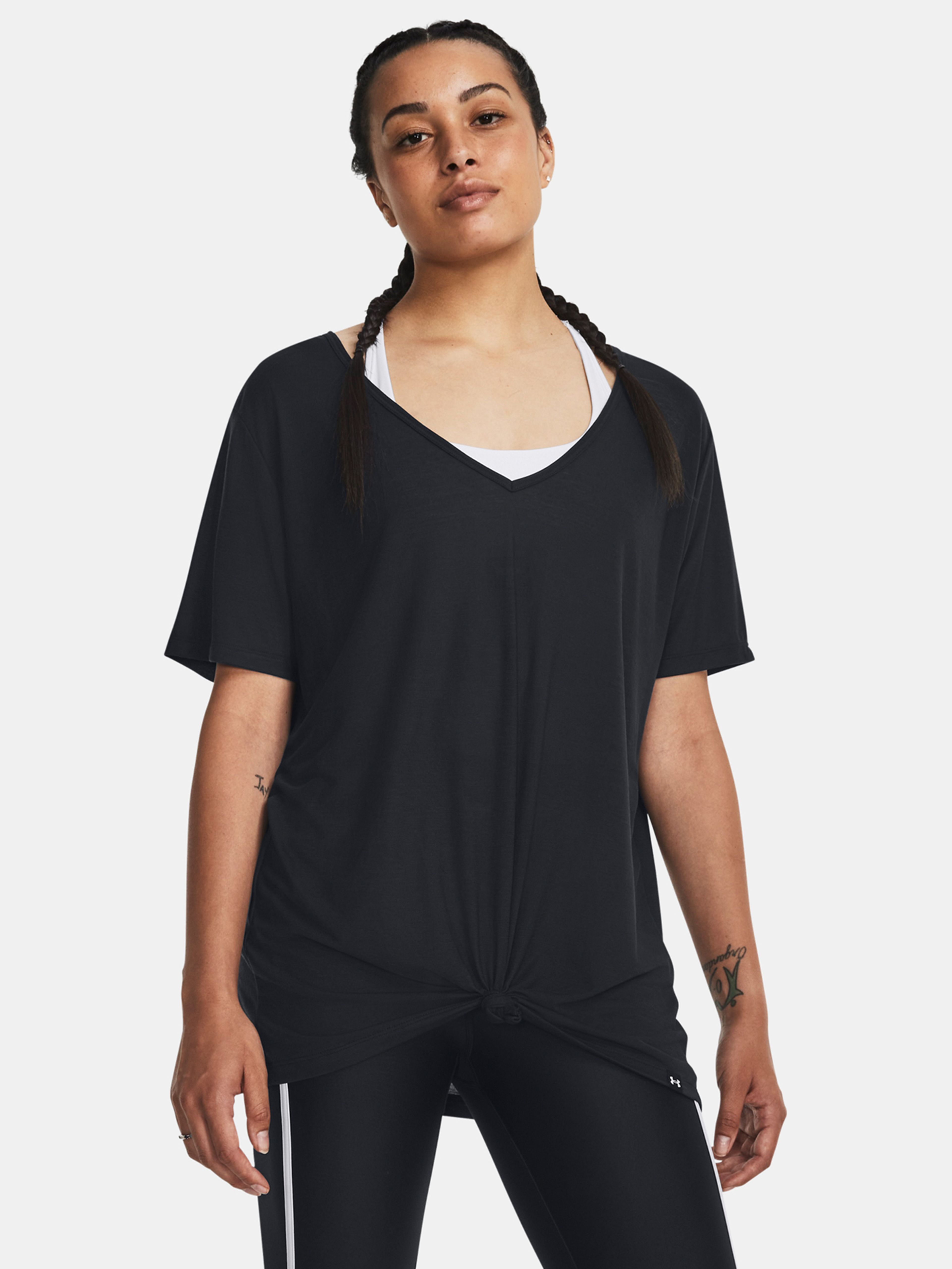 Női póló Under Armour Pjt Rck Completer Deep V T