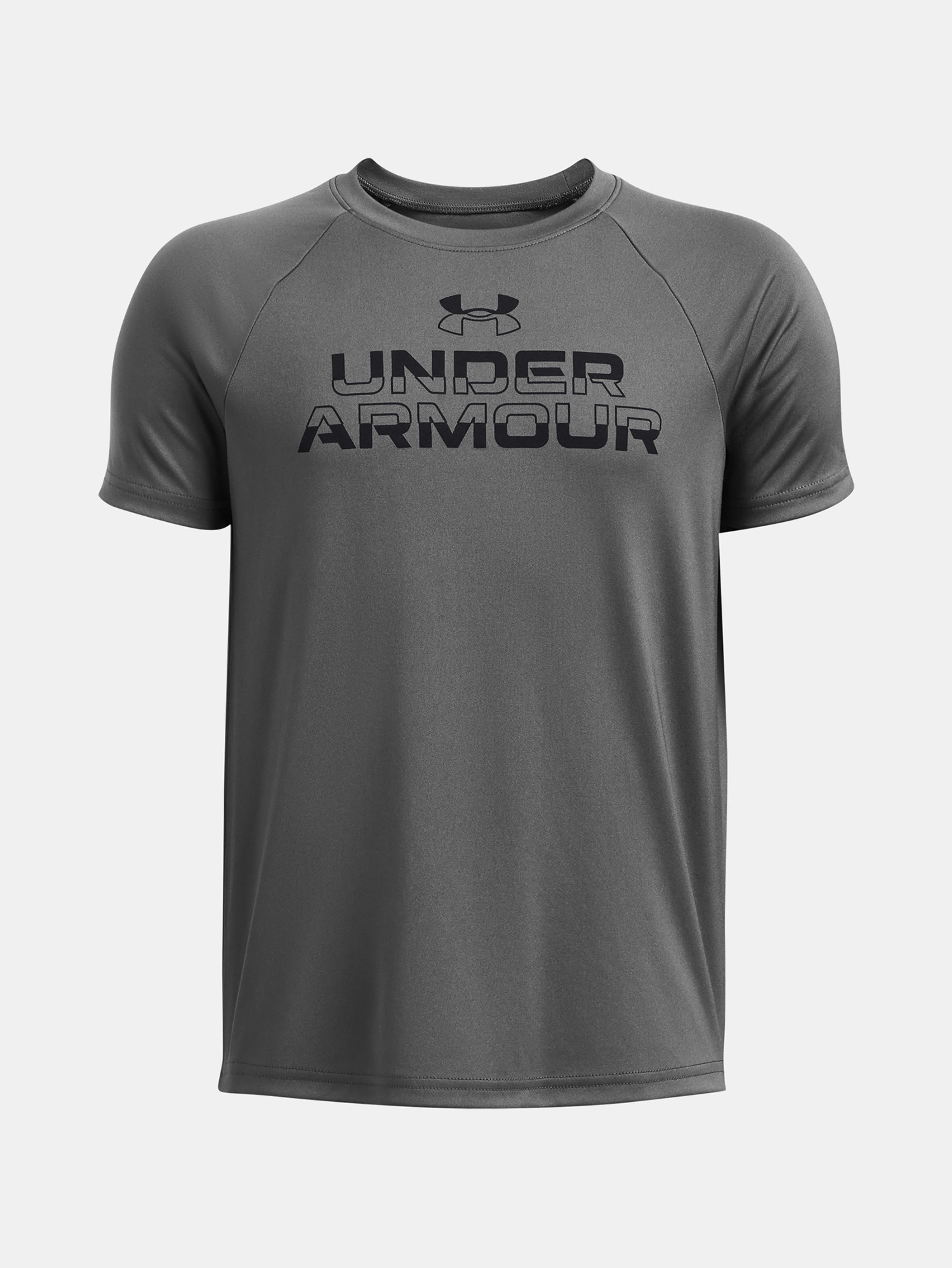 Fiú póló Under Armour UA Tech Split Wordmark SS