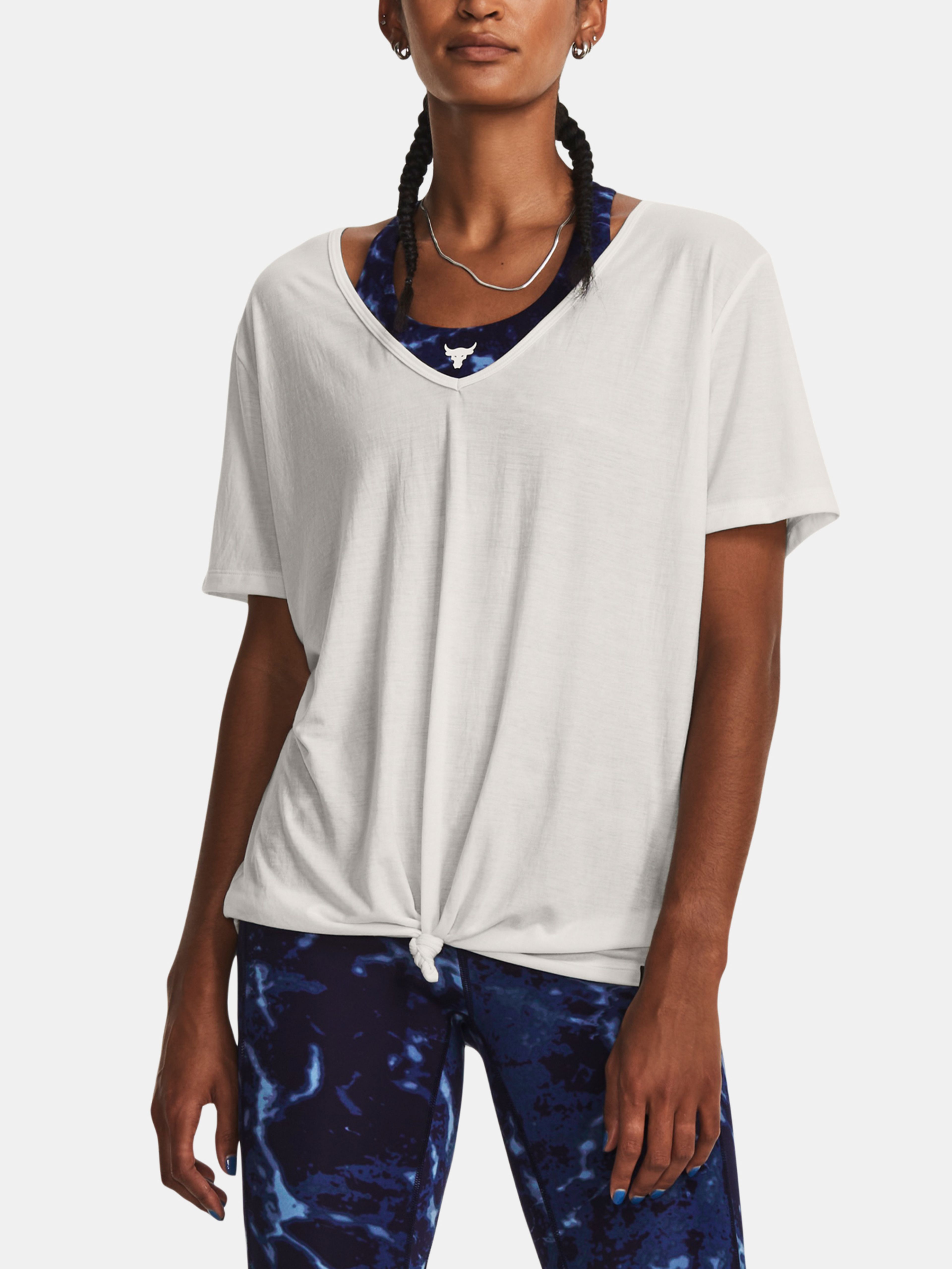 Női póló Under Armour Pjt Rck Completer Deep V T