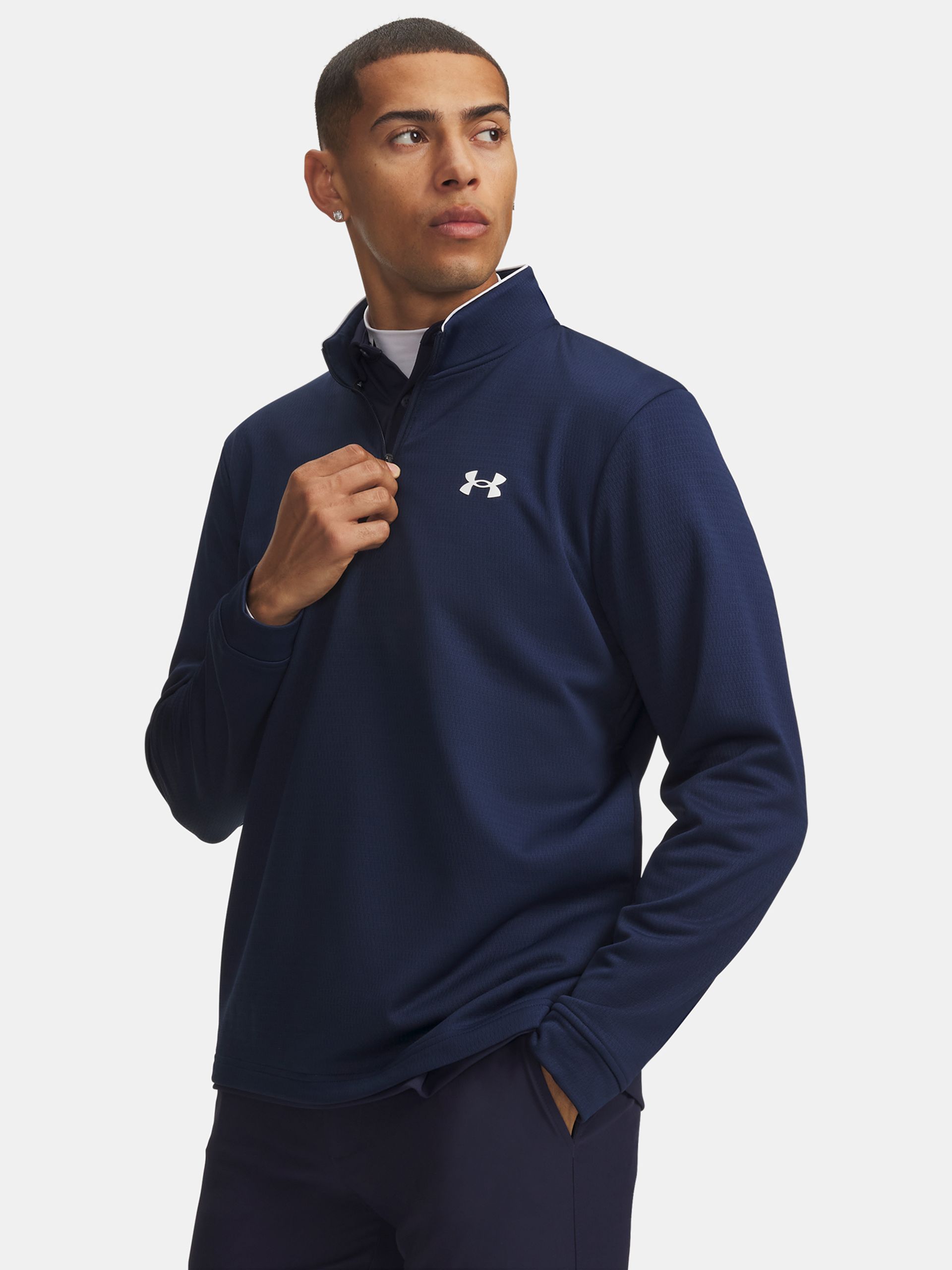 Pánska mikina Under Armour UA Tech 1/4 Zip Storm - 001