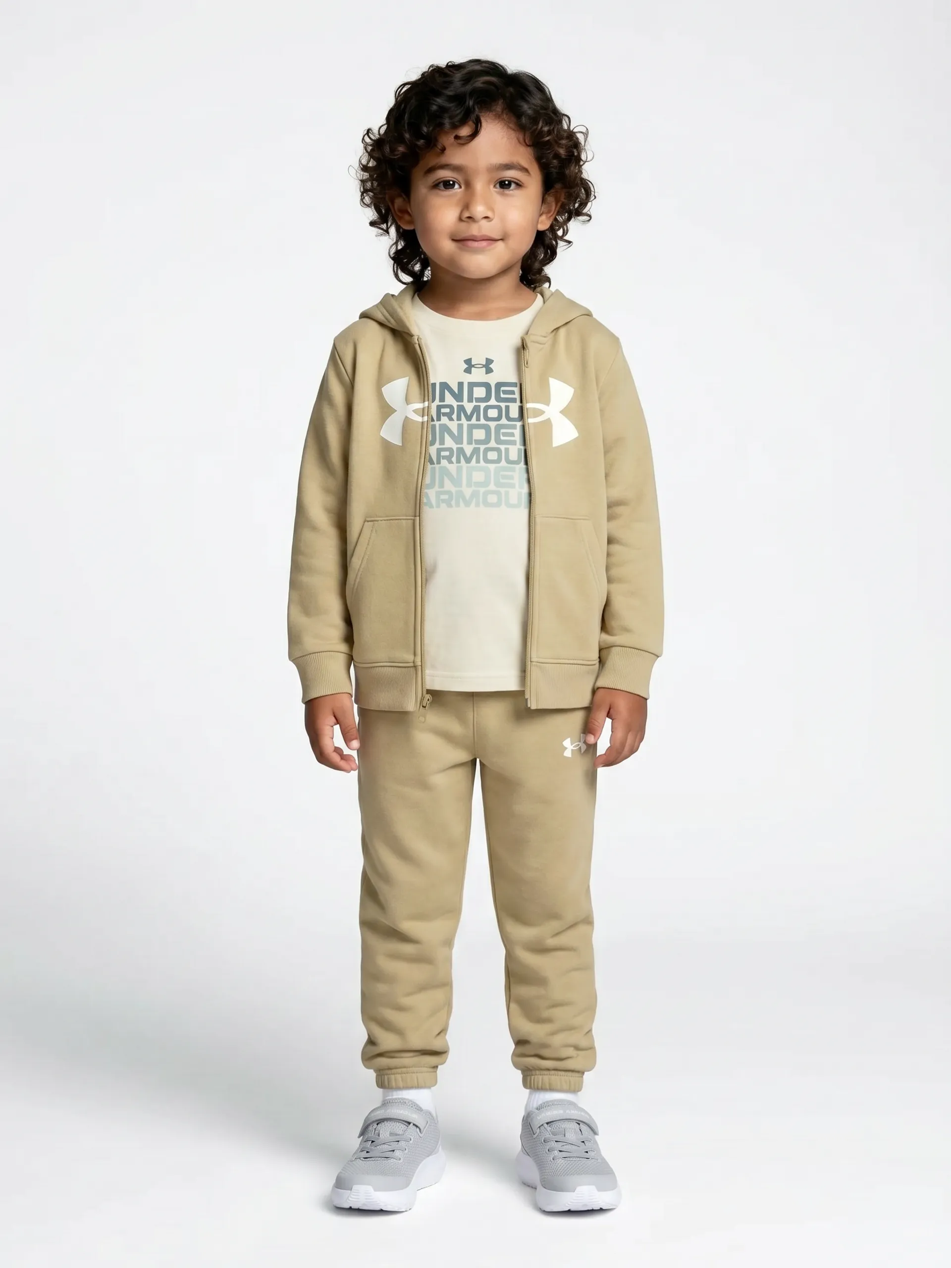 Chlapecký set Under Armour UA RIVAL 3PC HOODIE SET - 001