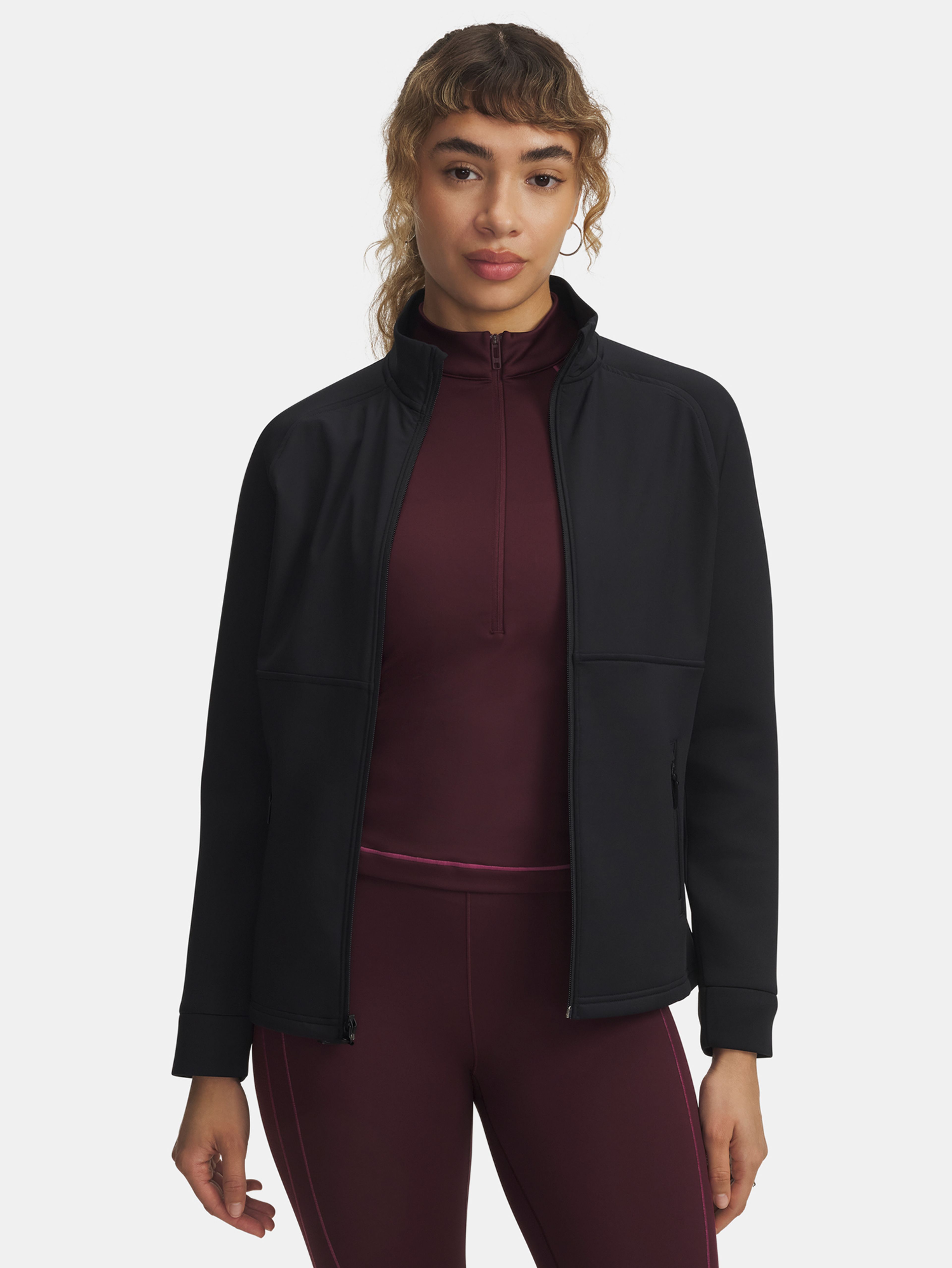 Dámska bunda Under Armour UA Drive Pro Hybrid FZ-BLK