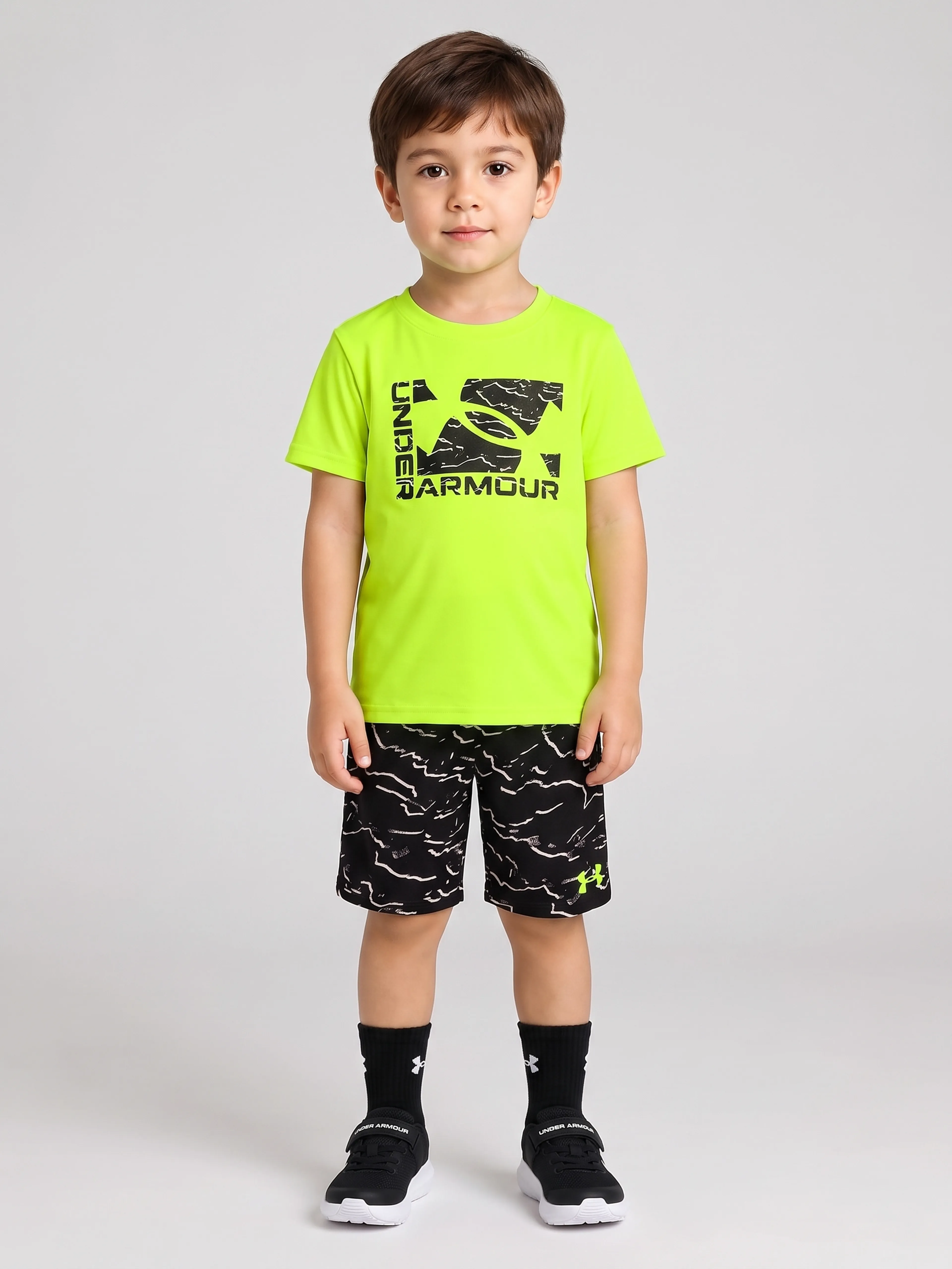 Poiste komplekt Under Armour UA TECH PRINTED SS SET - 001