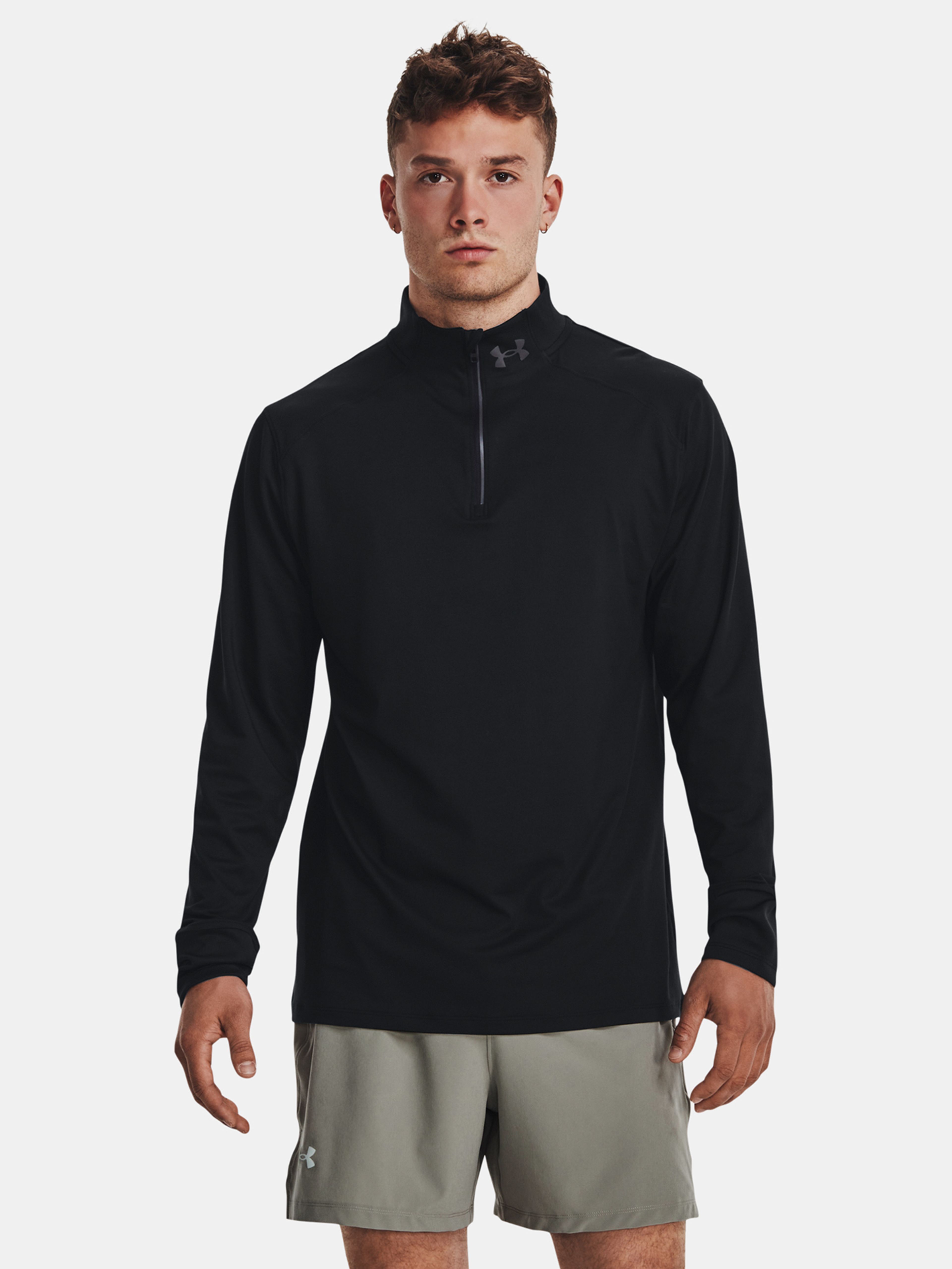 Férfi póló Under Armour QUALIFIER RUN 1/4 ZIP