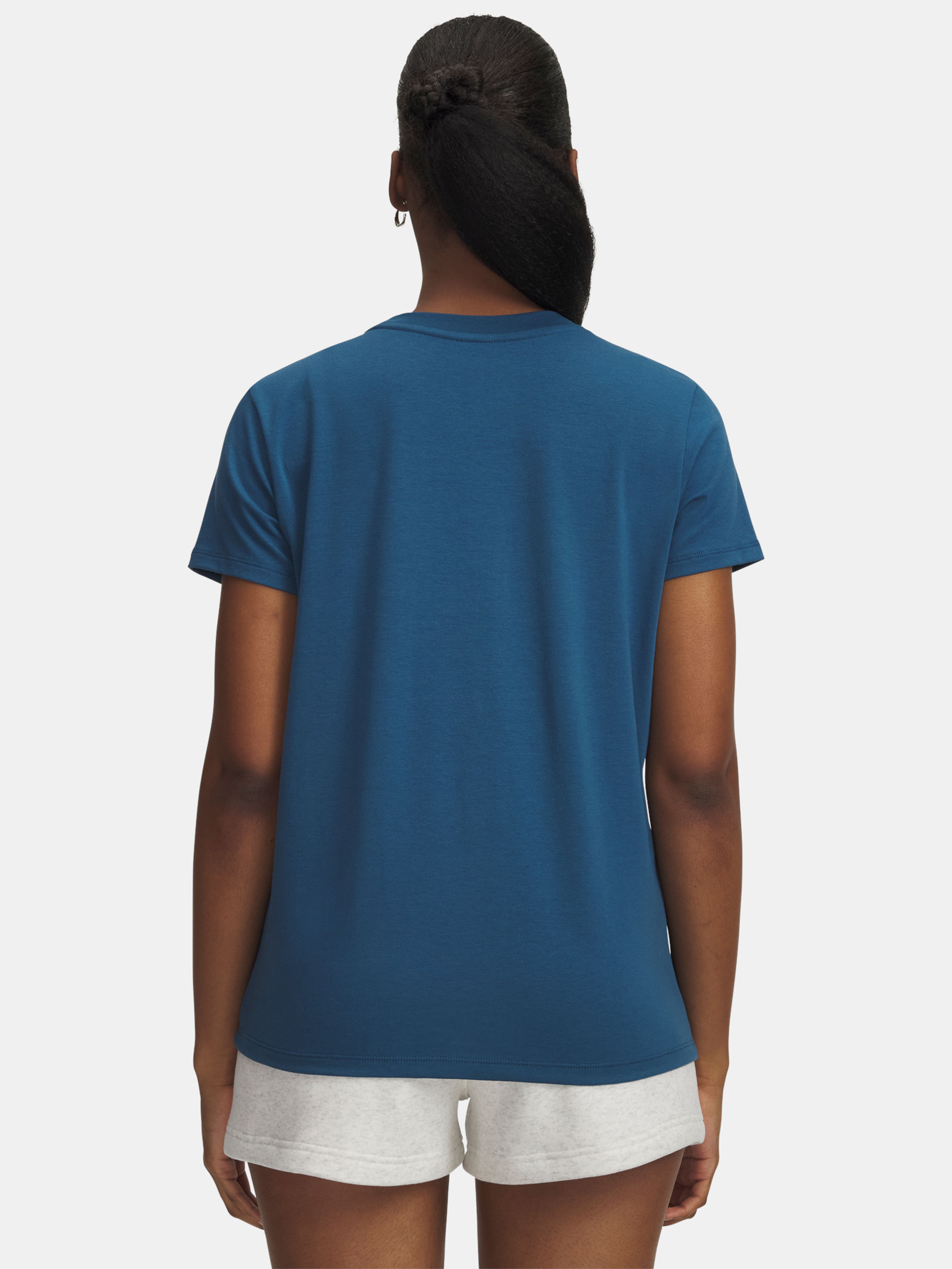 Dámske tričko Under Armour UA Rival Core SS-BLU - 002