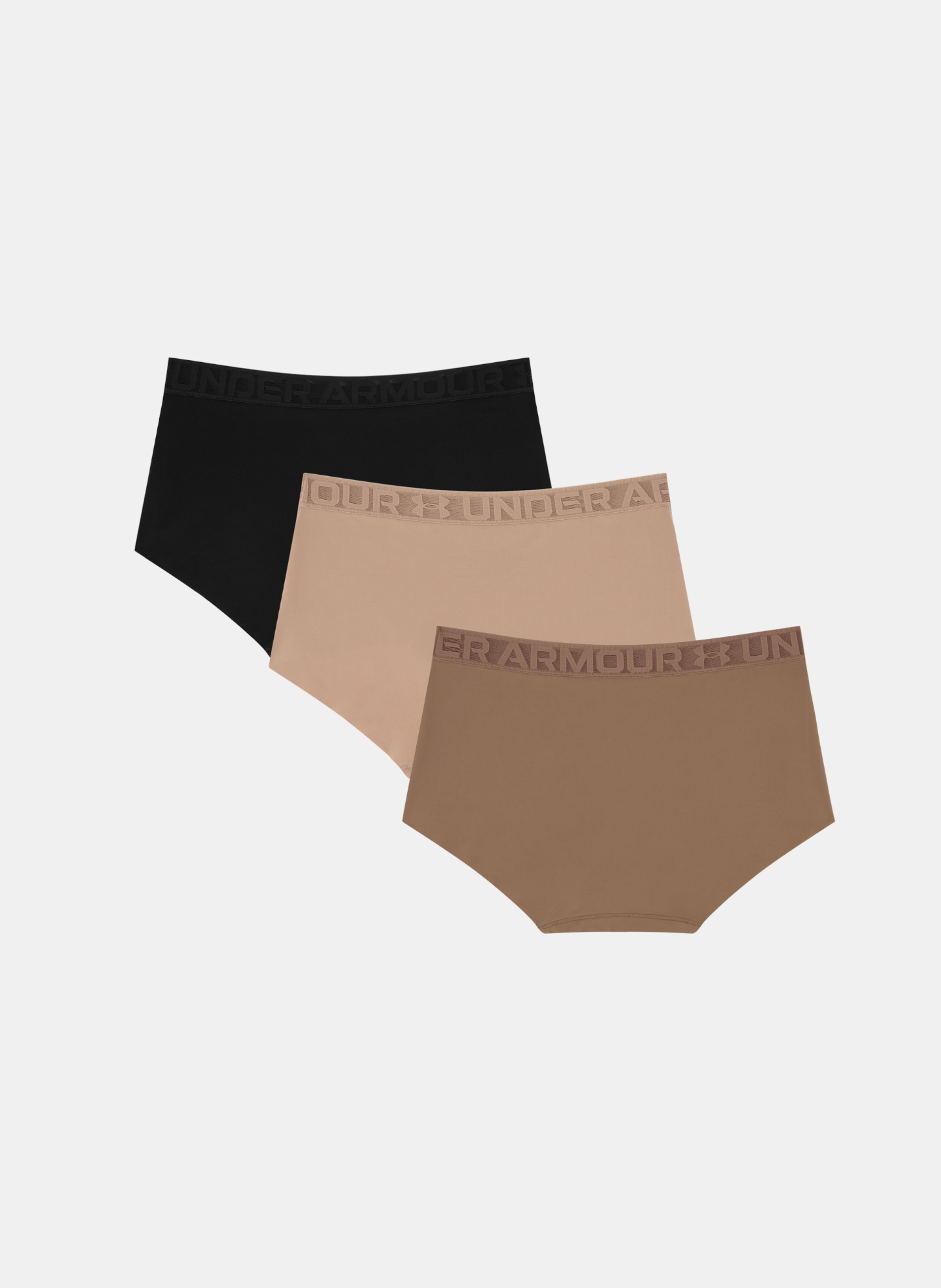 Sieviešu biksītes Under Armour UA Ps Ns Lace Trim Boyshort-Solid - 3pk - 002