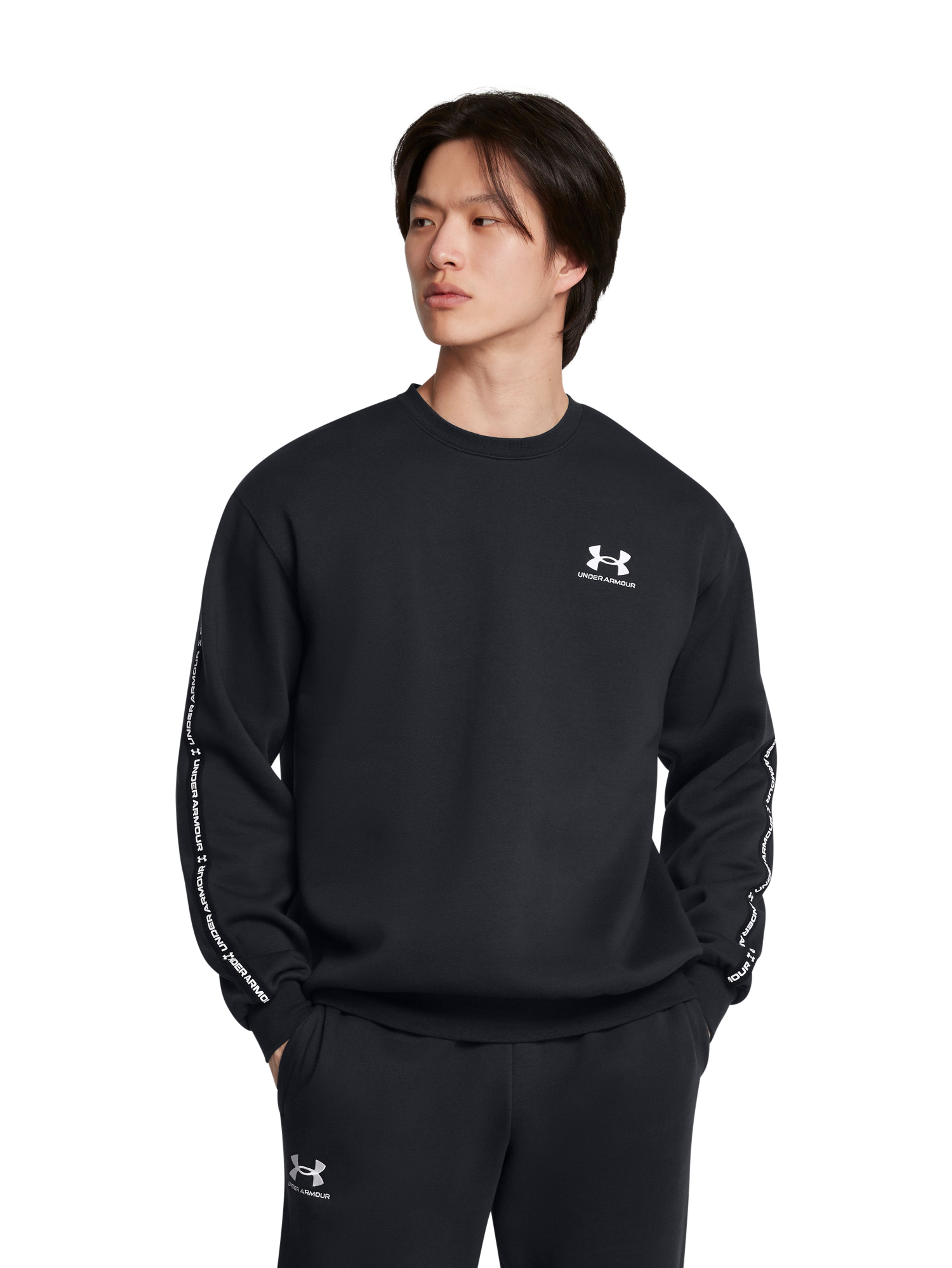 Férfi felső Under Armour UA Icon Fleece Crew Taping