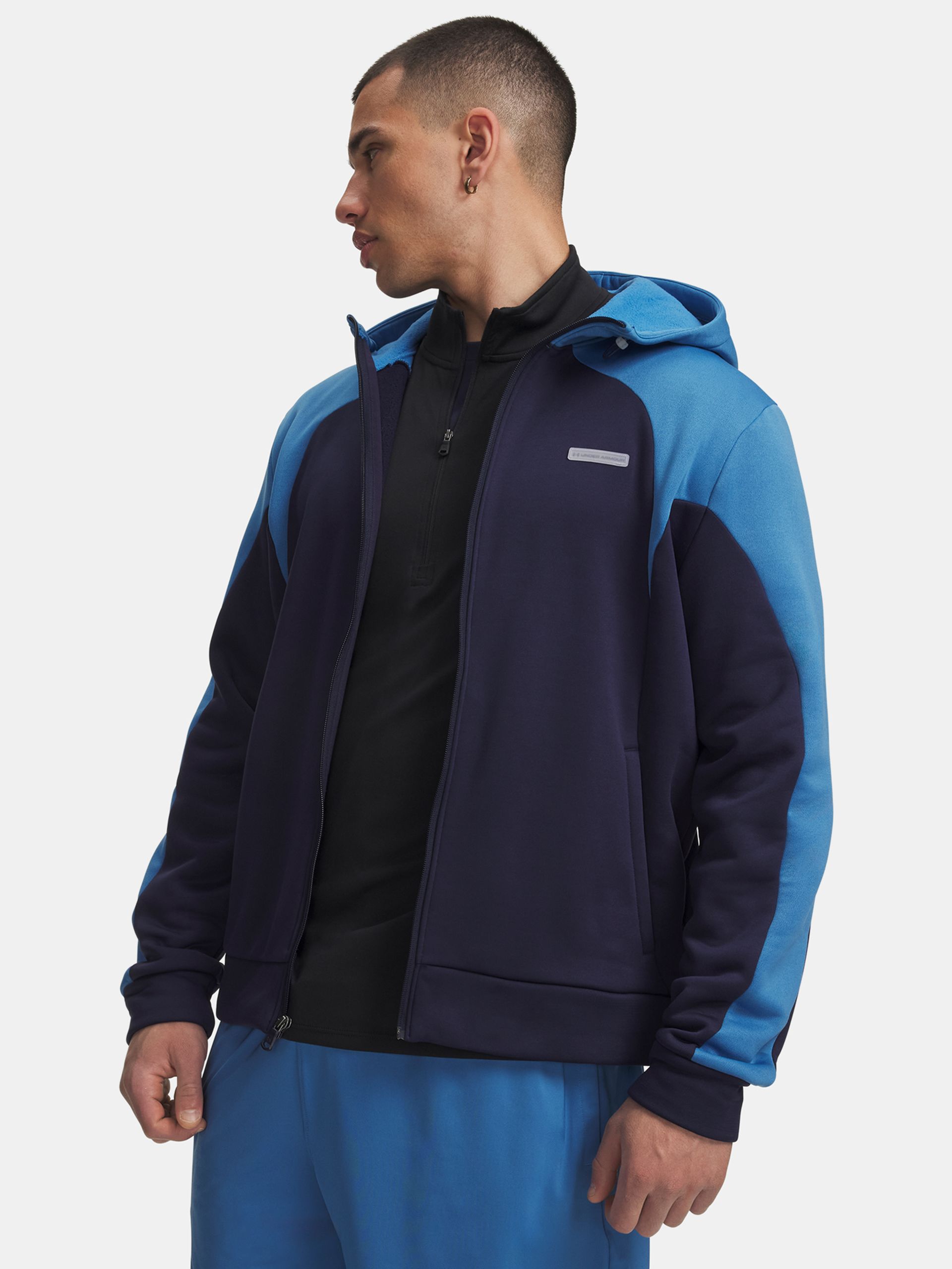 Férfi felső Under Armour UA Armour Flc Winter FZ - 001