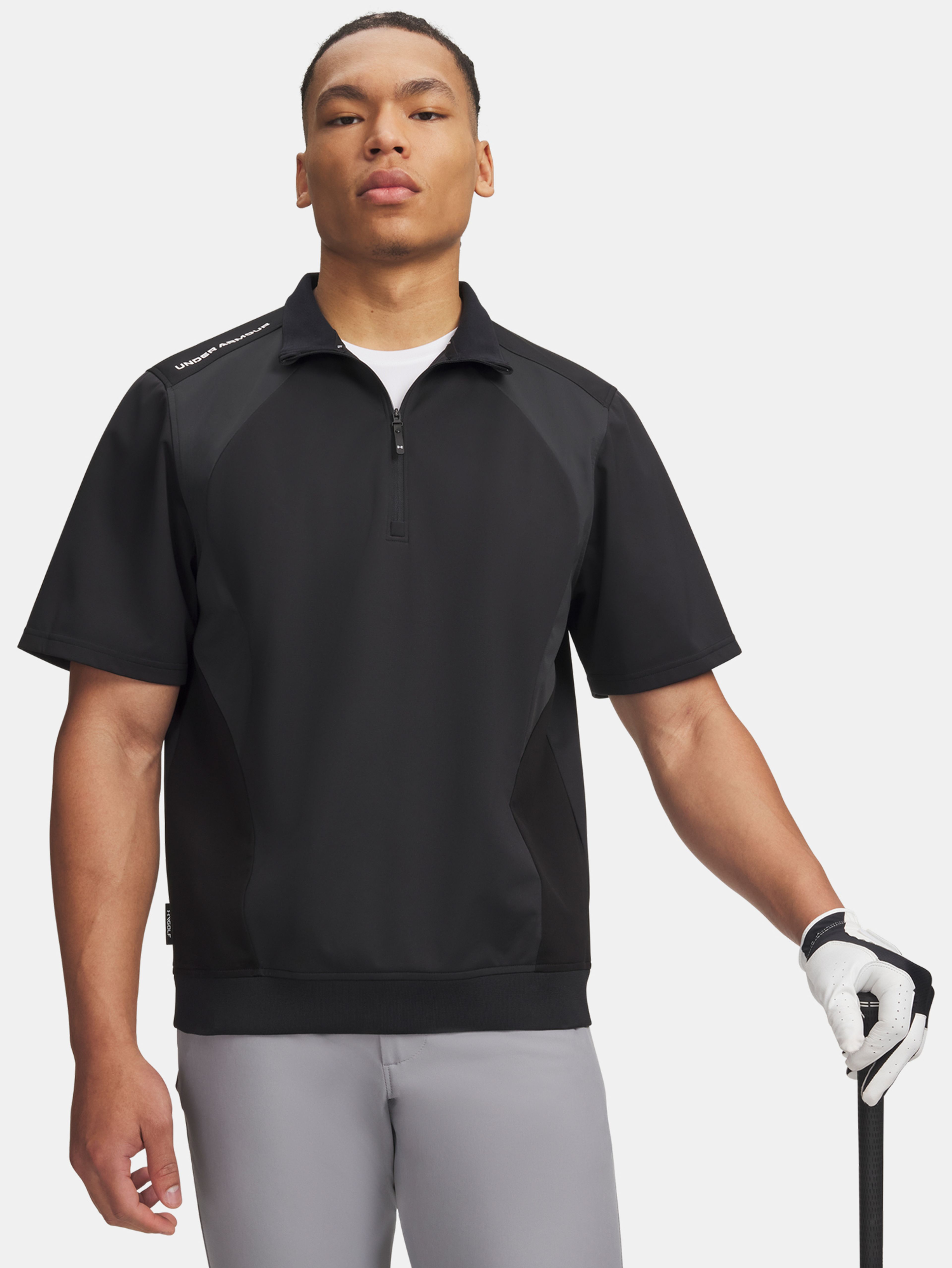 Férfi póló Under Armour UA Drive Wind SS 1/2 Zip