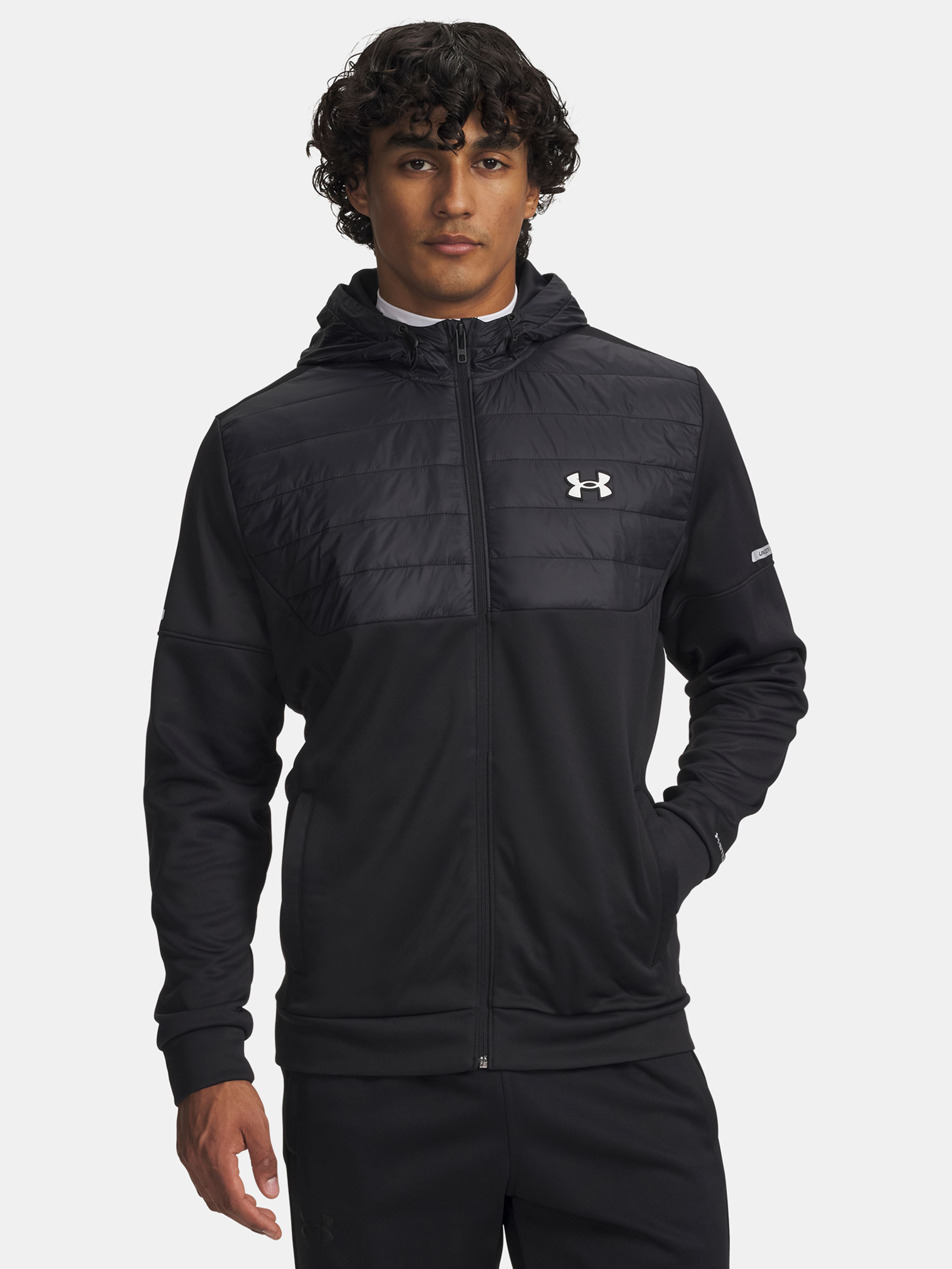 Férfi felső Under Armour UA Armour Flc Pro Utility FZ-BLK