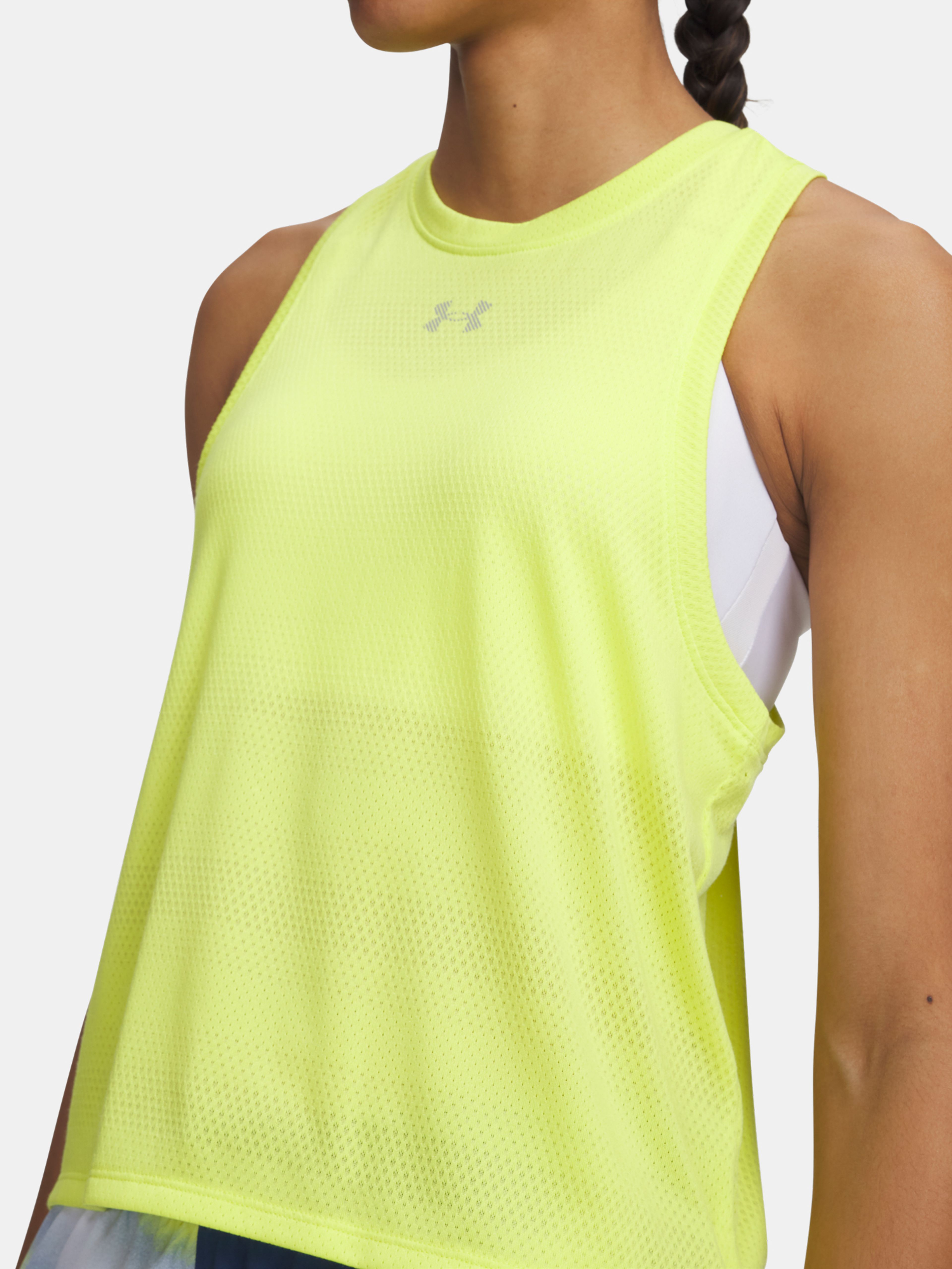 Ženska majica brez rokavov Under Armour UA Velociti Singlet-YLW - 003
