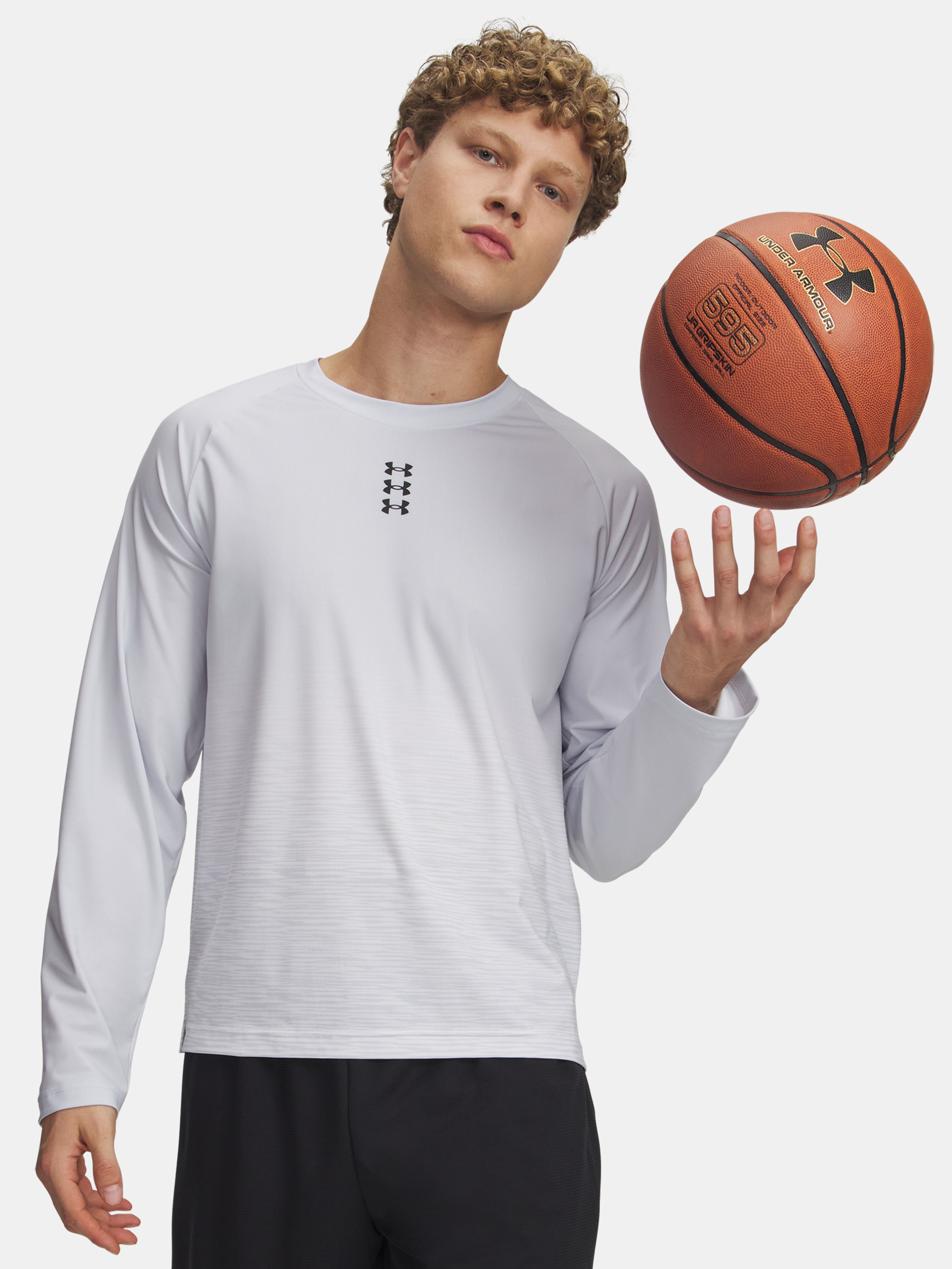 Férfi póló Under Armour UA Hoops Performance LS
