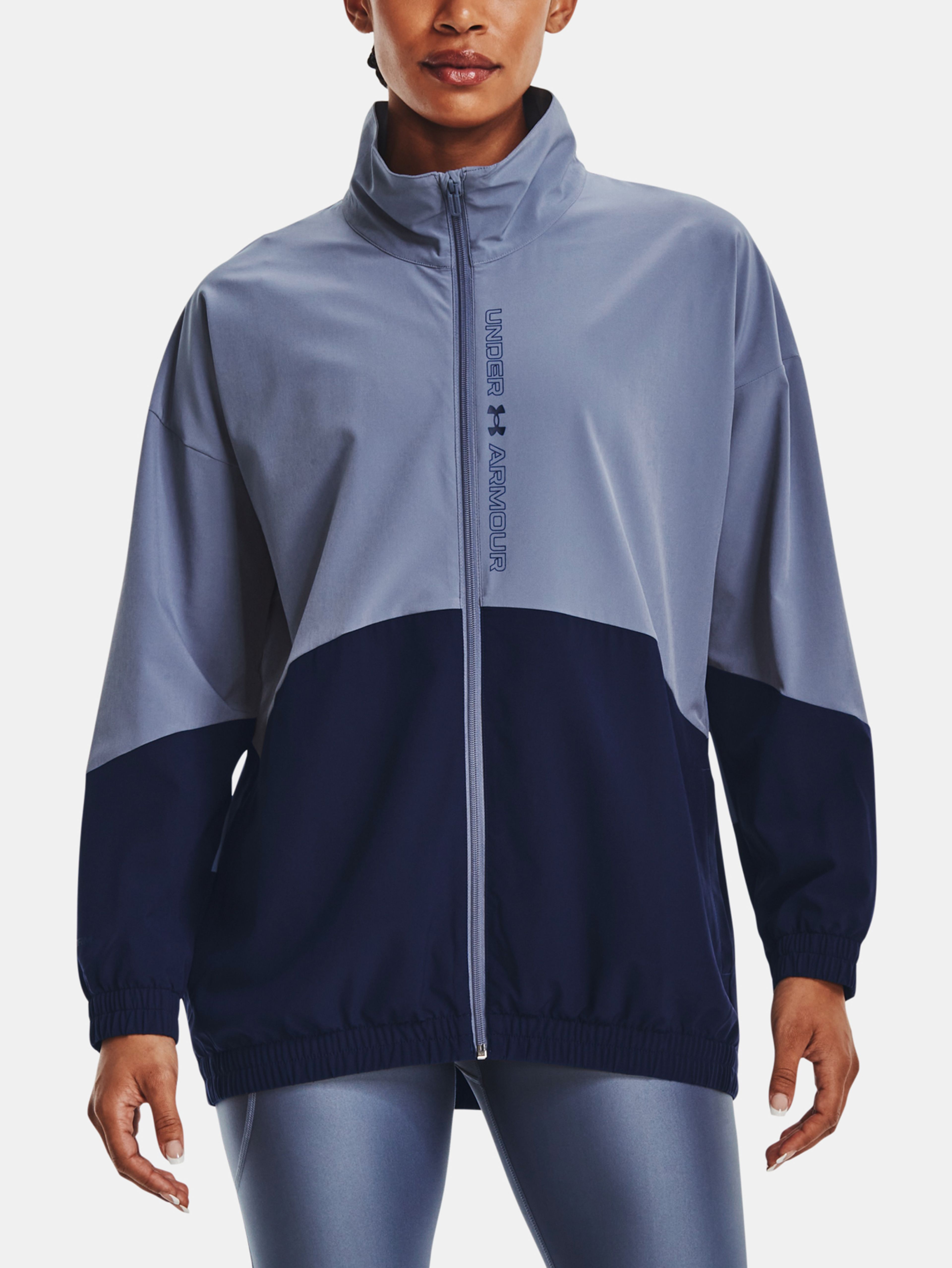 Dámska bunda Under Armour Woven FZ Oversized Storm Jacket