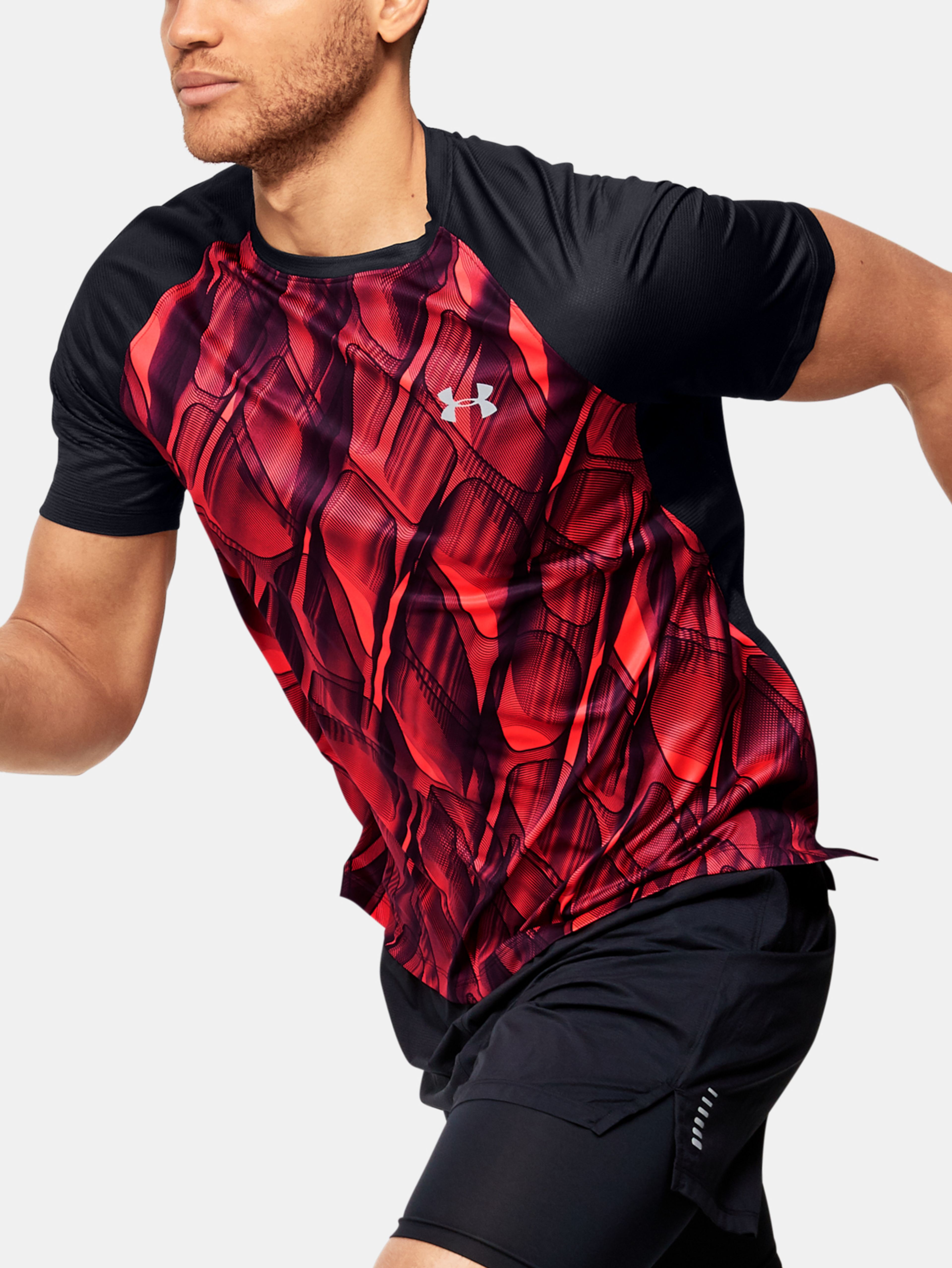 Meeste t-särk Under Armour M Qlifier Iso-Chill Printed Short S