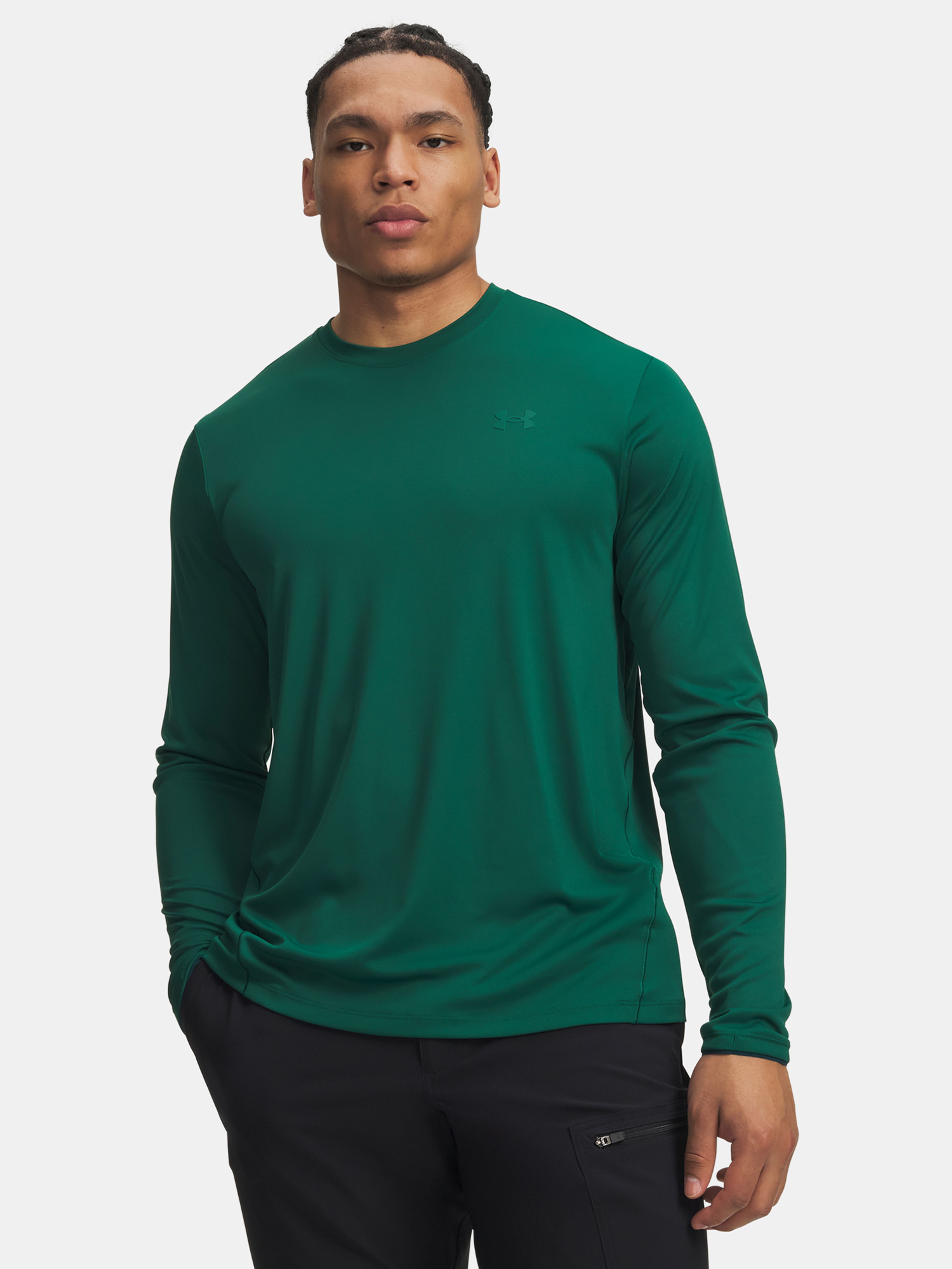 Pánske tričko Under Armour M Explor IsoChill UPF LS - 001