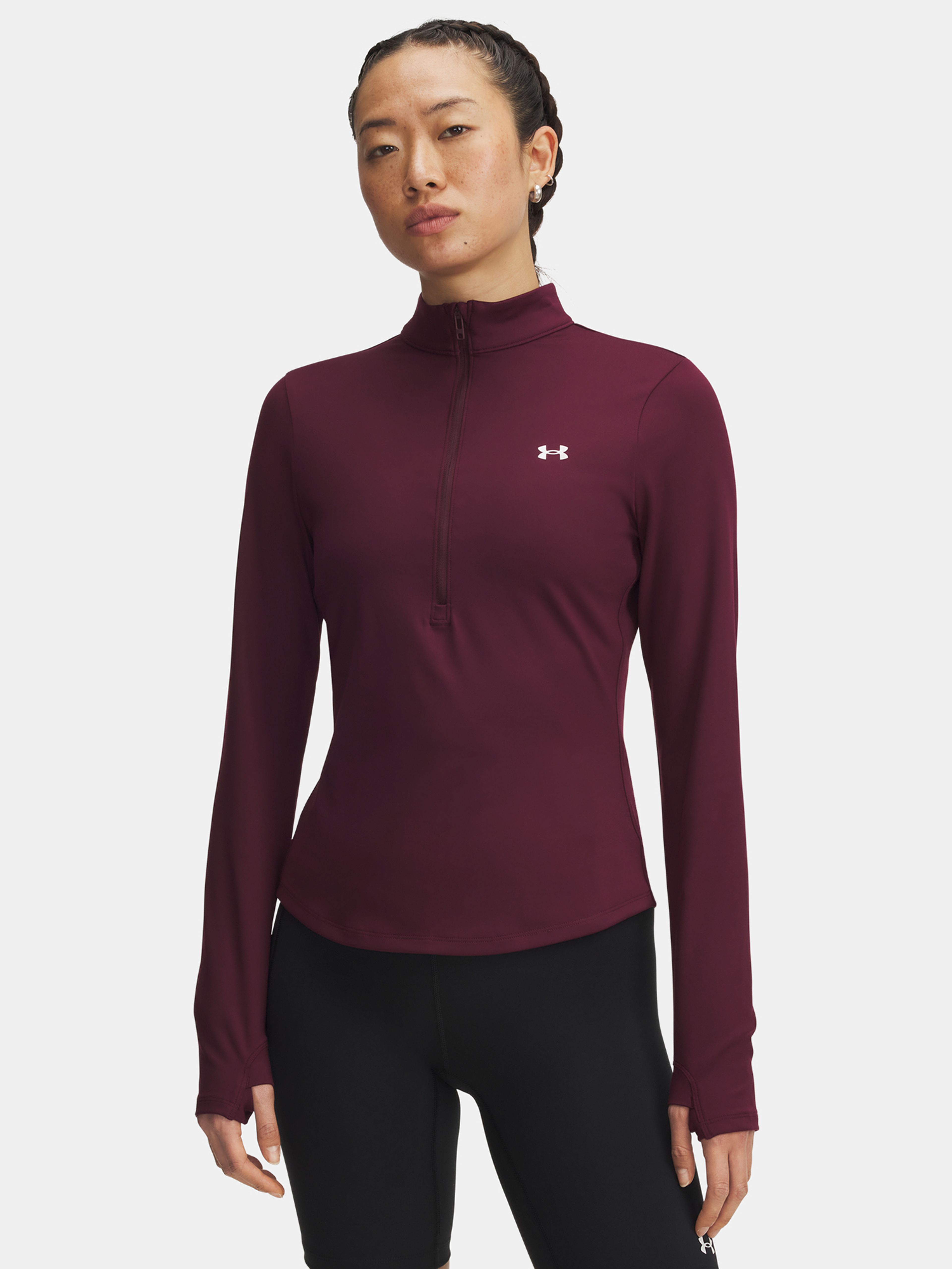 Dámske tričko Under Armour Motion 1/2 Zip EMEA-RED