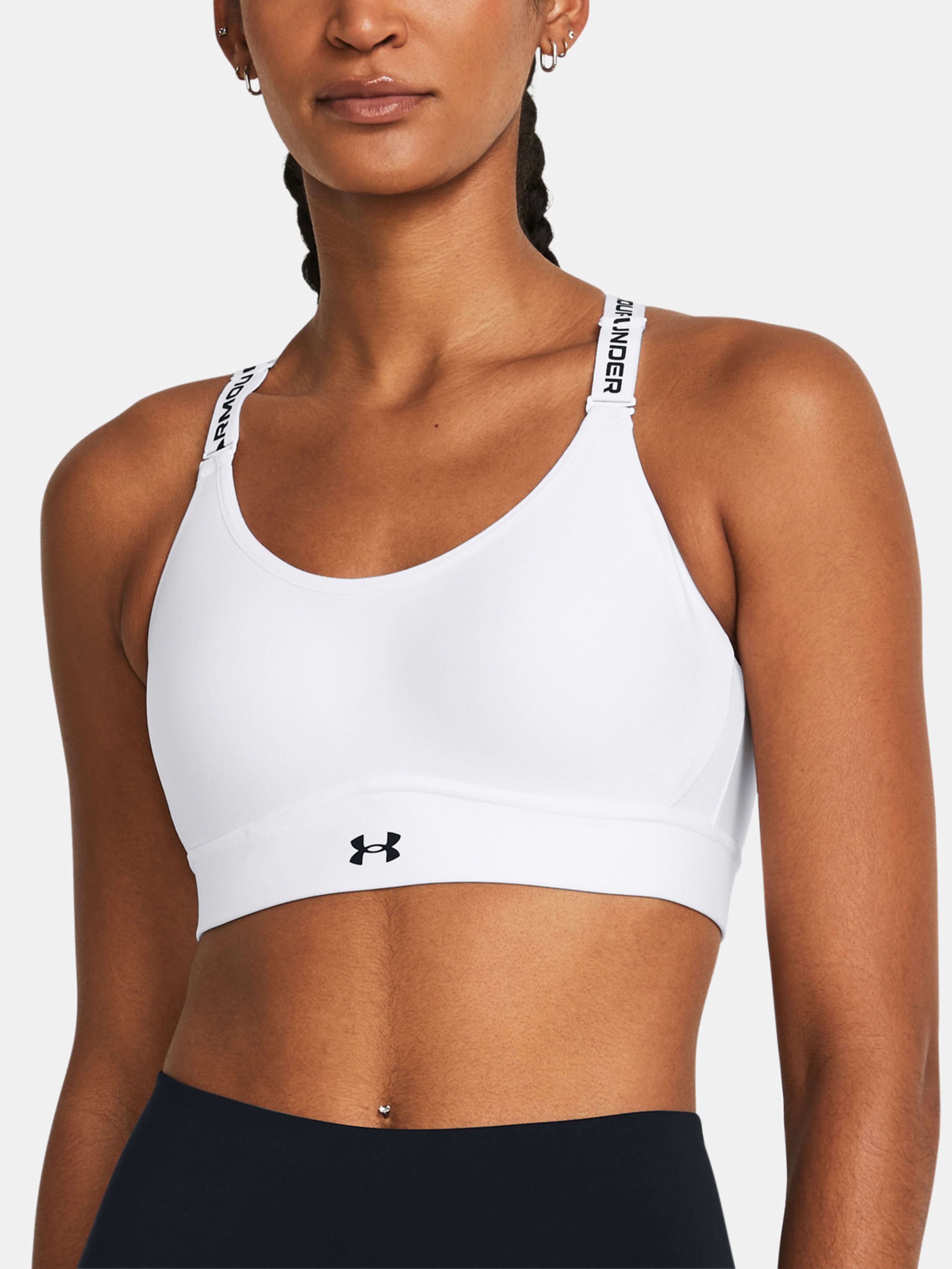 Ženski nedrček  Under Armour UA Infinity Mid 2.0 Bra-WHT