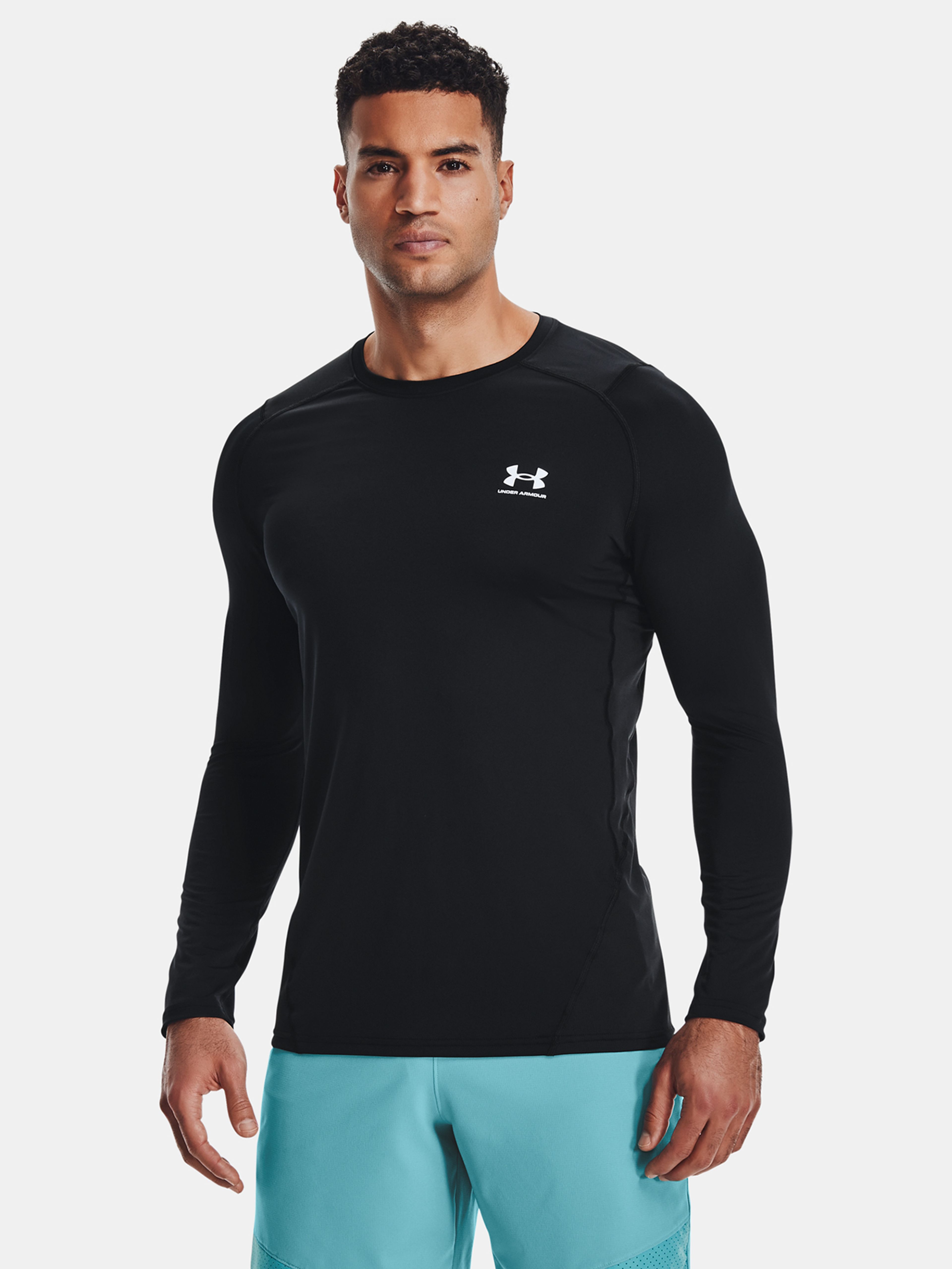 Férfi póló Under Armour HG Armour Fitted LS