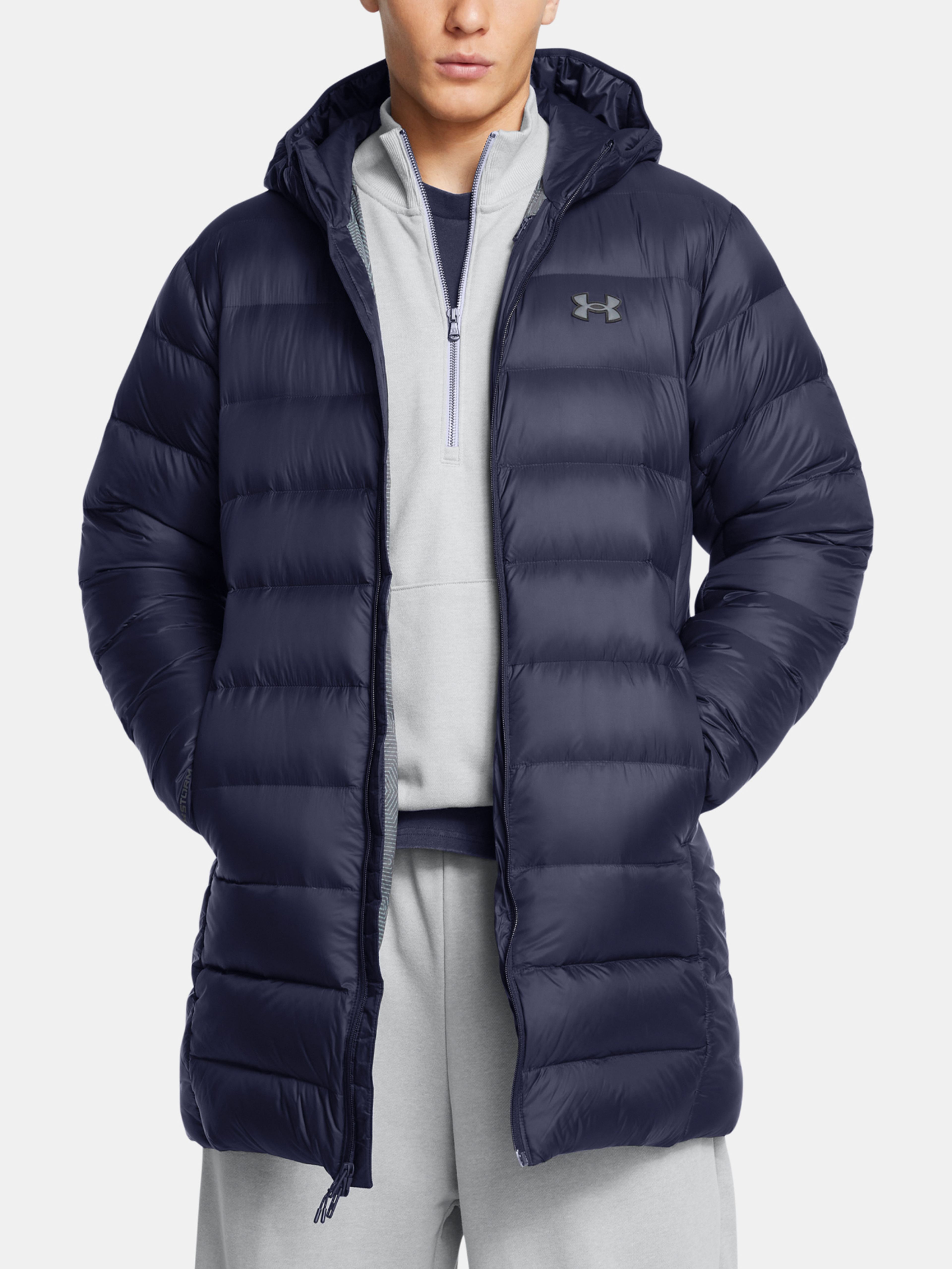 Pánská bunda Under Armour LEGEND DOWN PARKA-BLU