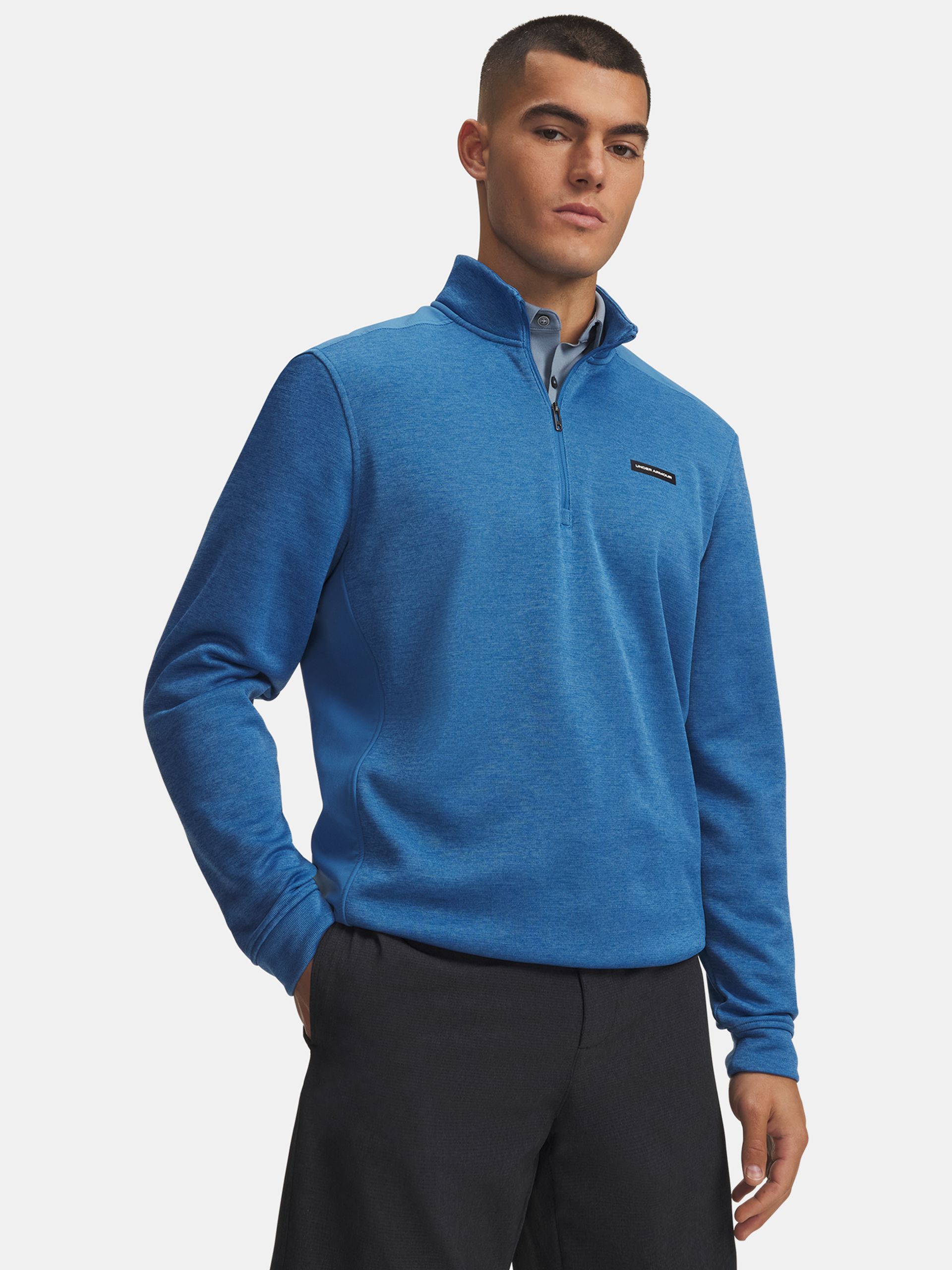 Pánska mikina Under Armour UA Sweaterfleece Hybrid HZ - 001