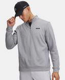 Vyriškas bliuzonas Under Armour UA Sweaterfleece Hybrid HZ-Pilka - 001