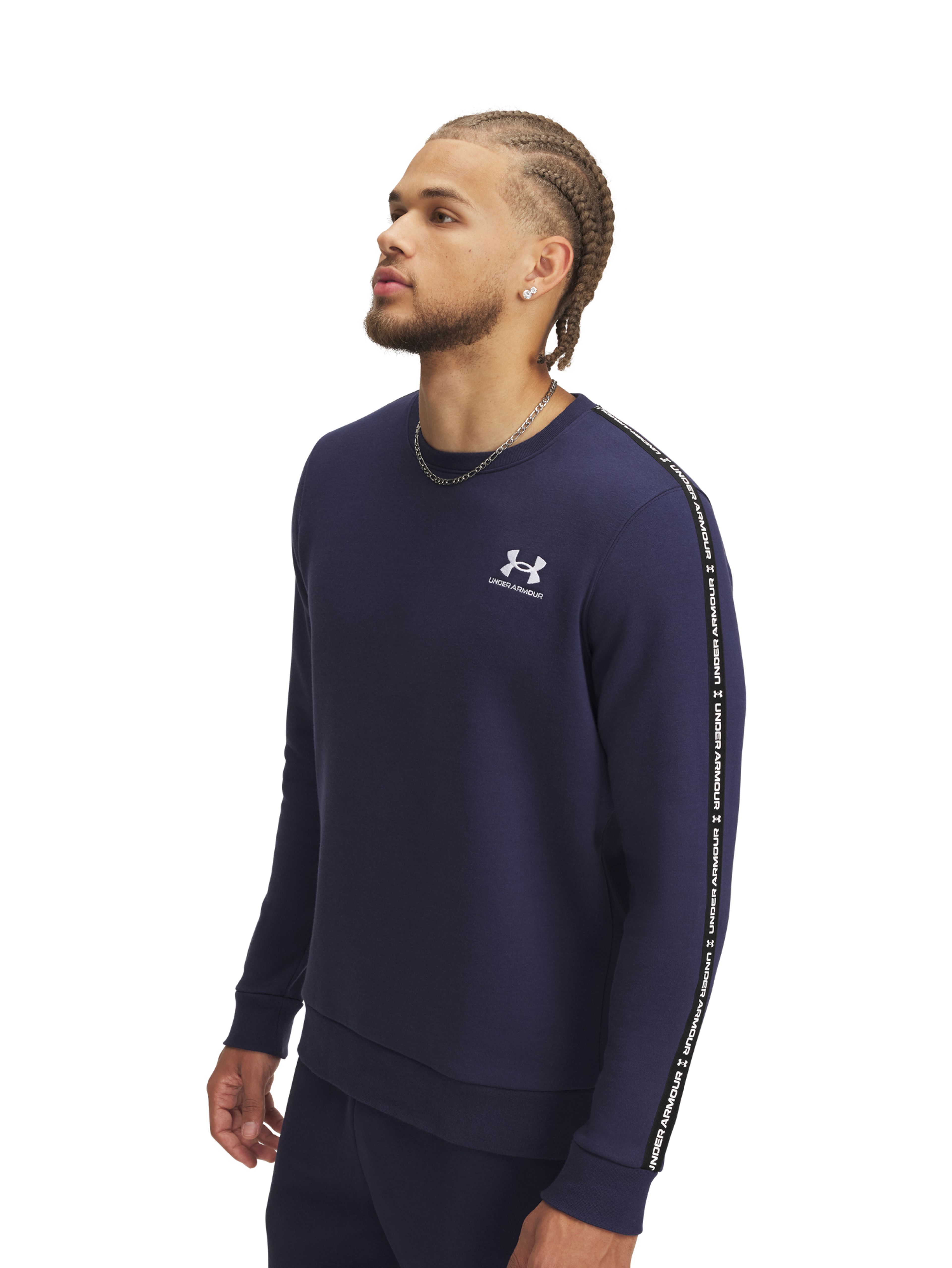 Férfi felső Under Armour UA Icon Fleece Crew Taping