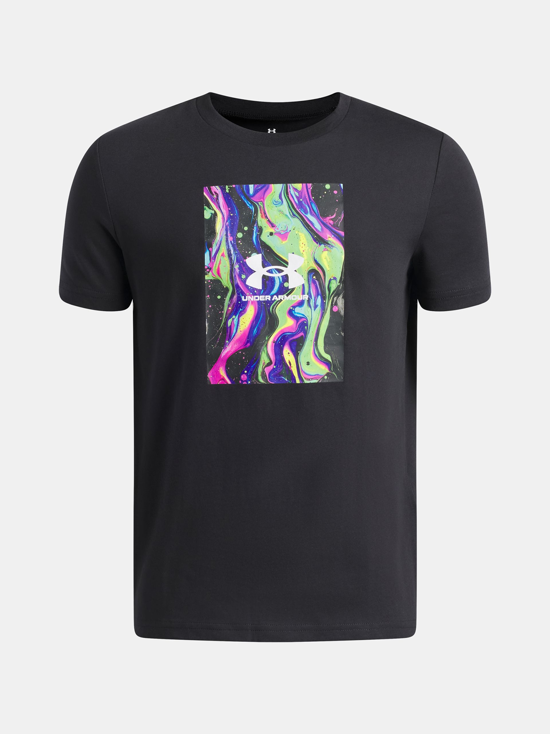 Chlapecké tričko Under Armour UA B MULTI COLOR PHOTO  SS - 001