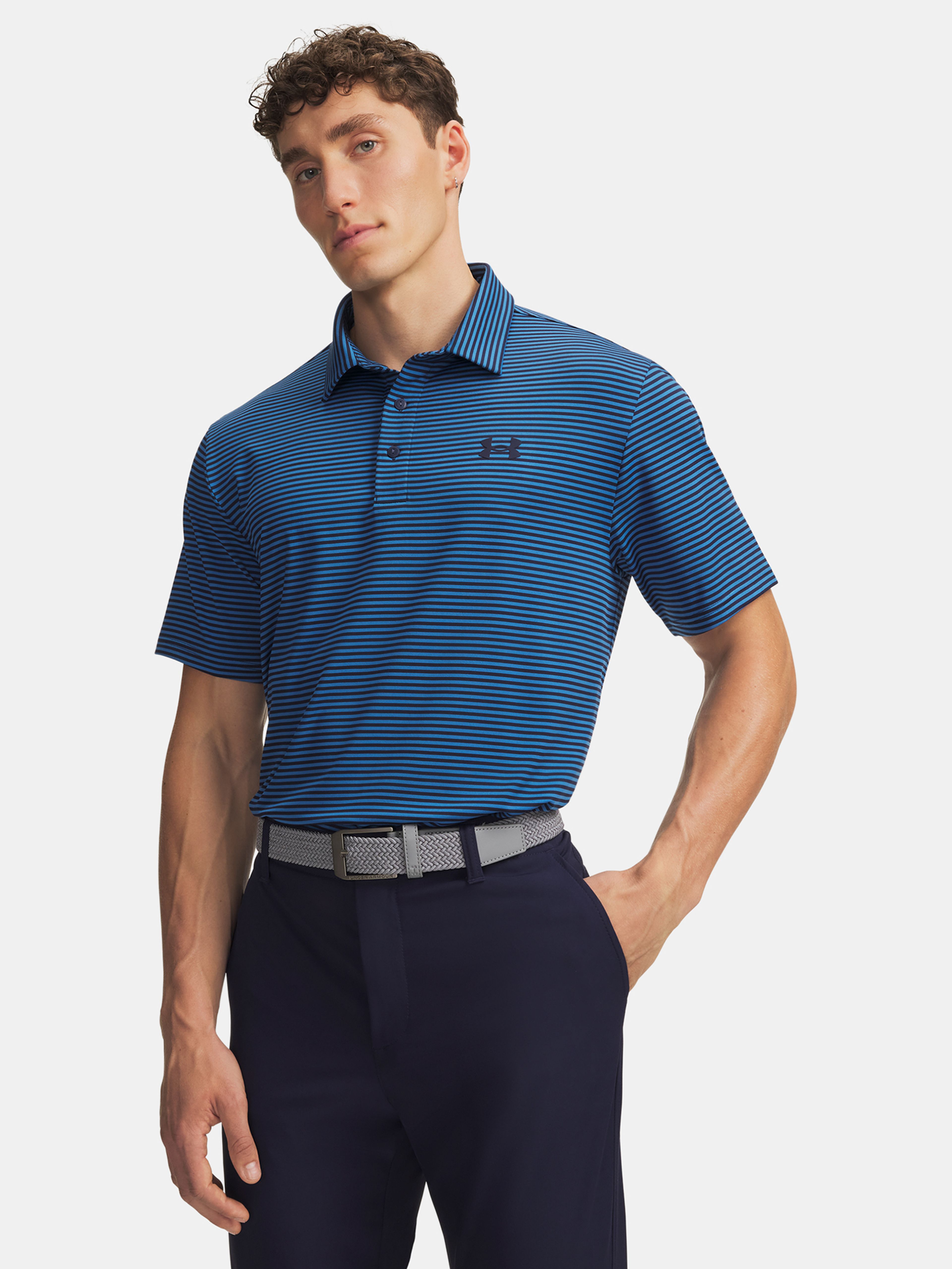 Vyriški marškinėliai Under Armour UA Playoff 3.0 Stripe Polo - 001